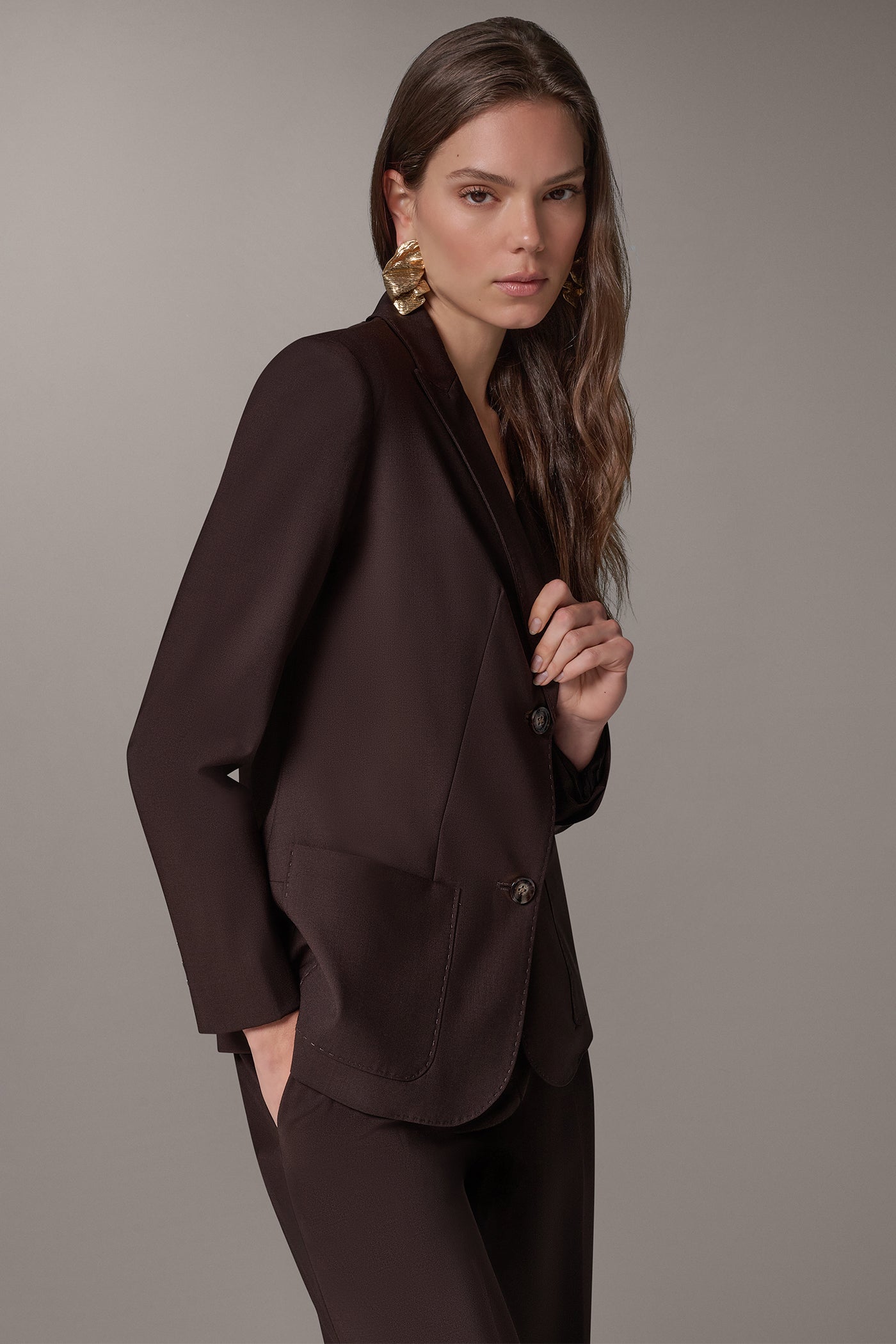 PATCH POCKET SUIT BLAZER VIEW 7