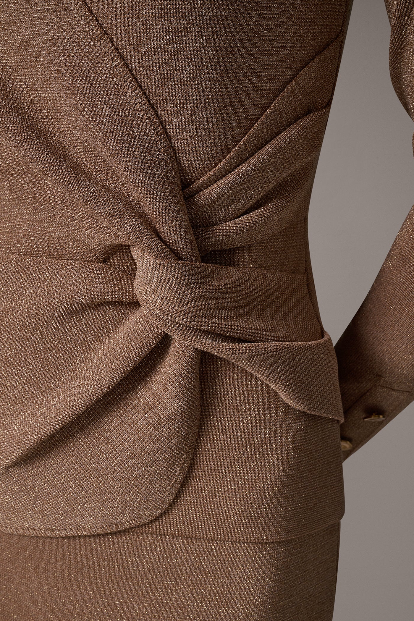 FAUX-WRAP SWEATER TOP VIEW 5