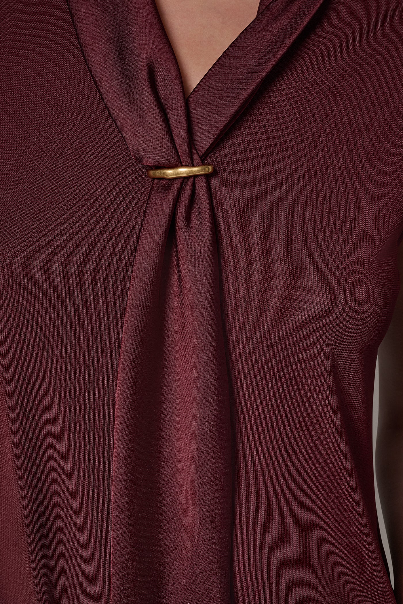 SCARF NECK BLOUSE VIEW 5