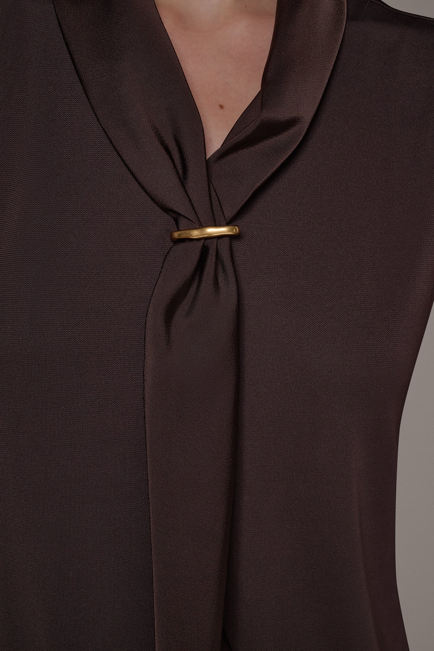 SCARF NECK BLOUSE VIEW 5