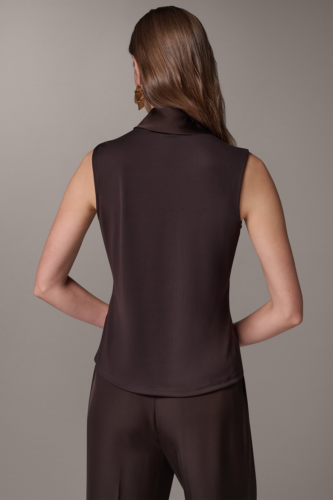 SCARF NECK BLOUSE VIEW 3
