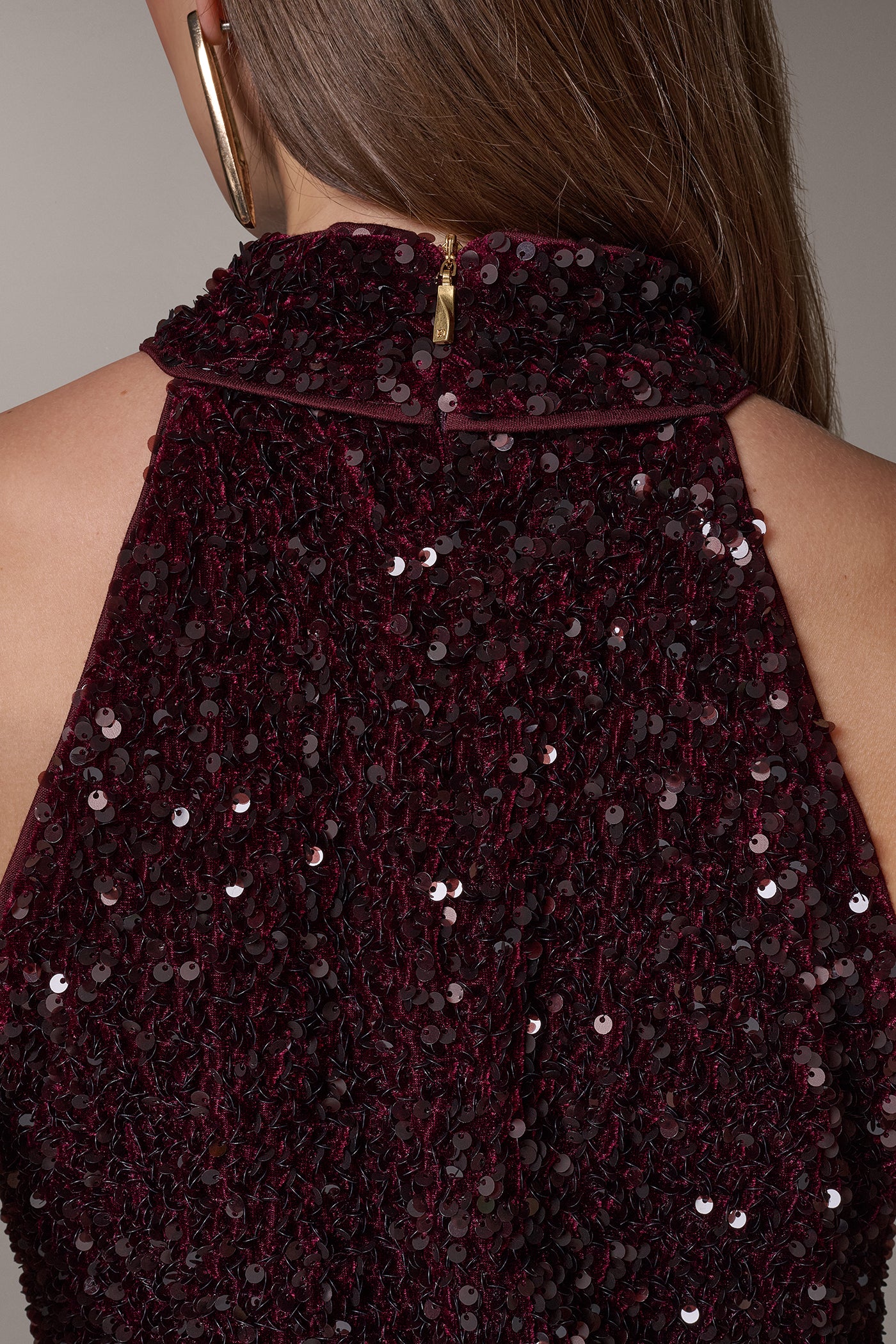 TURTLE-NECK SEQUIN TOP VIEW 5