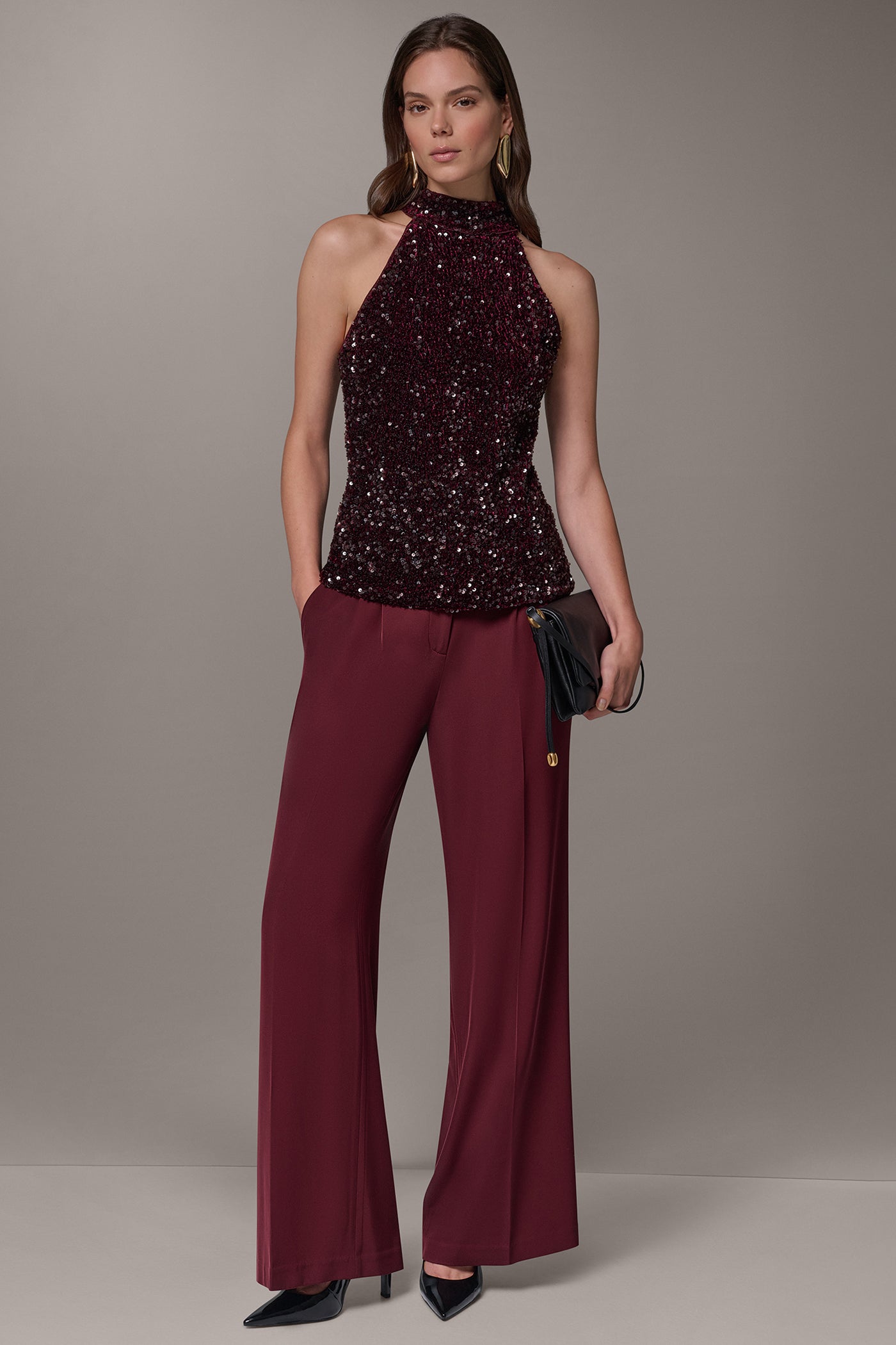 TURTLE-NECK SEQUIN TOP VIEW 7
