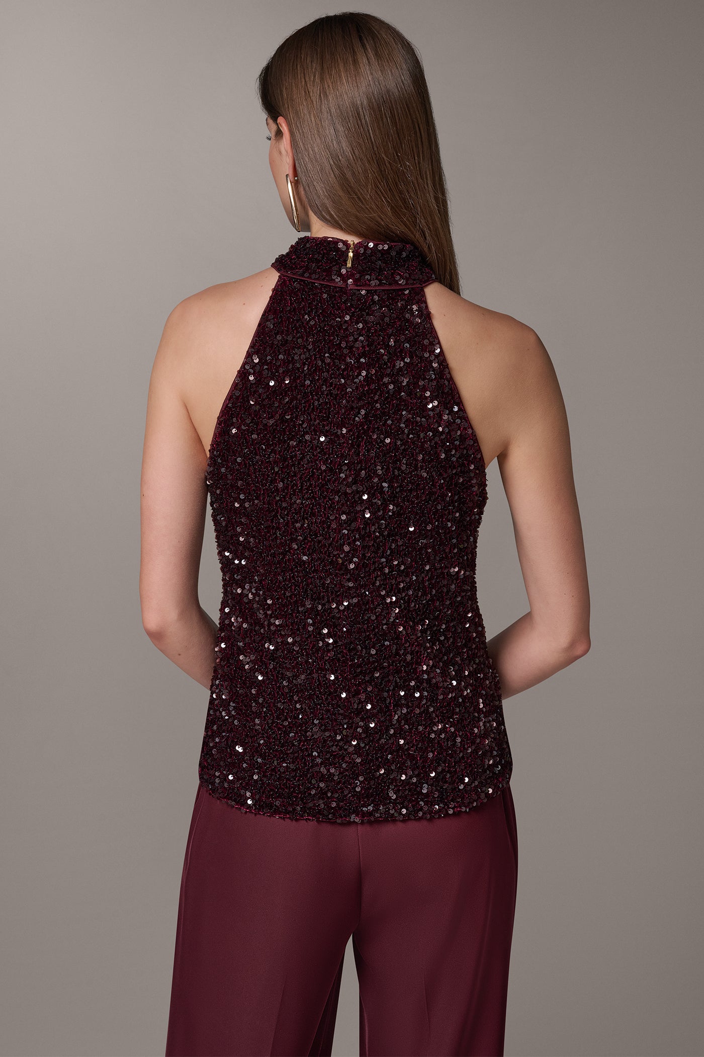 TURTLE-NECK SEQUIN TOP VIEW 3