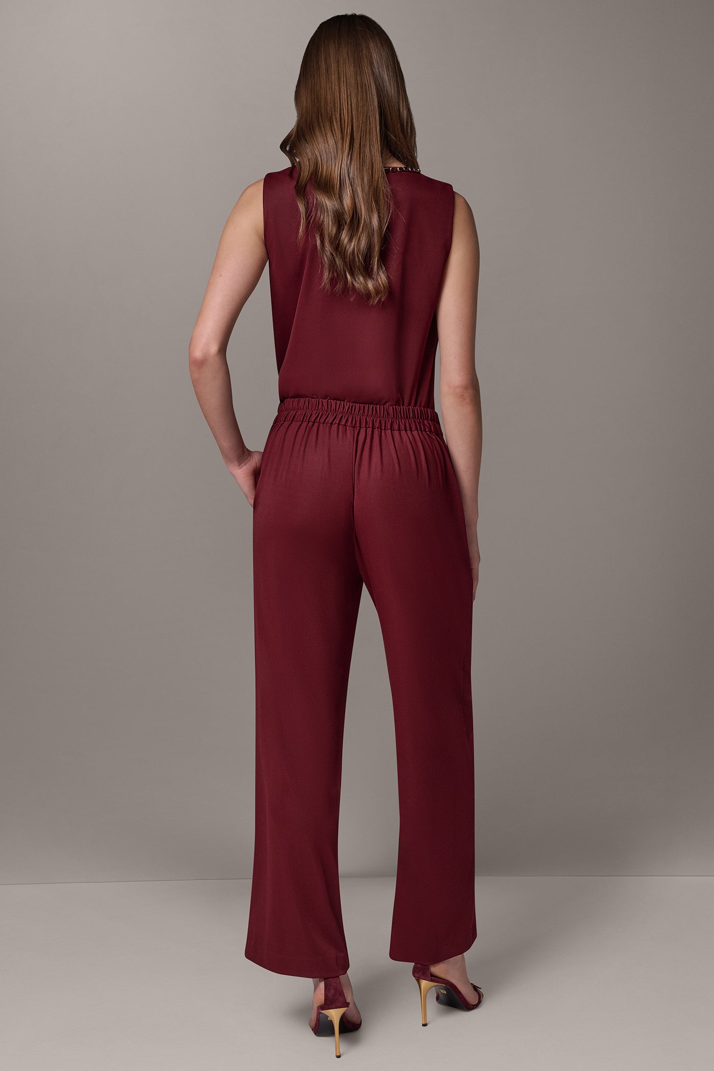MID-RISE PULL-ON STRAIGHT-LEG PANT VIEW 6