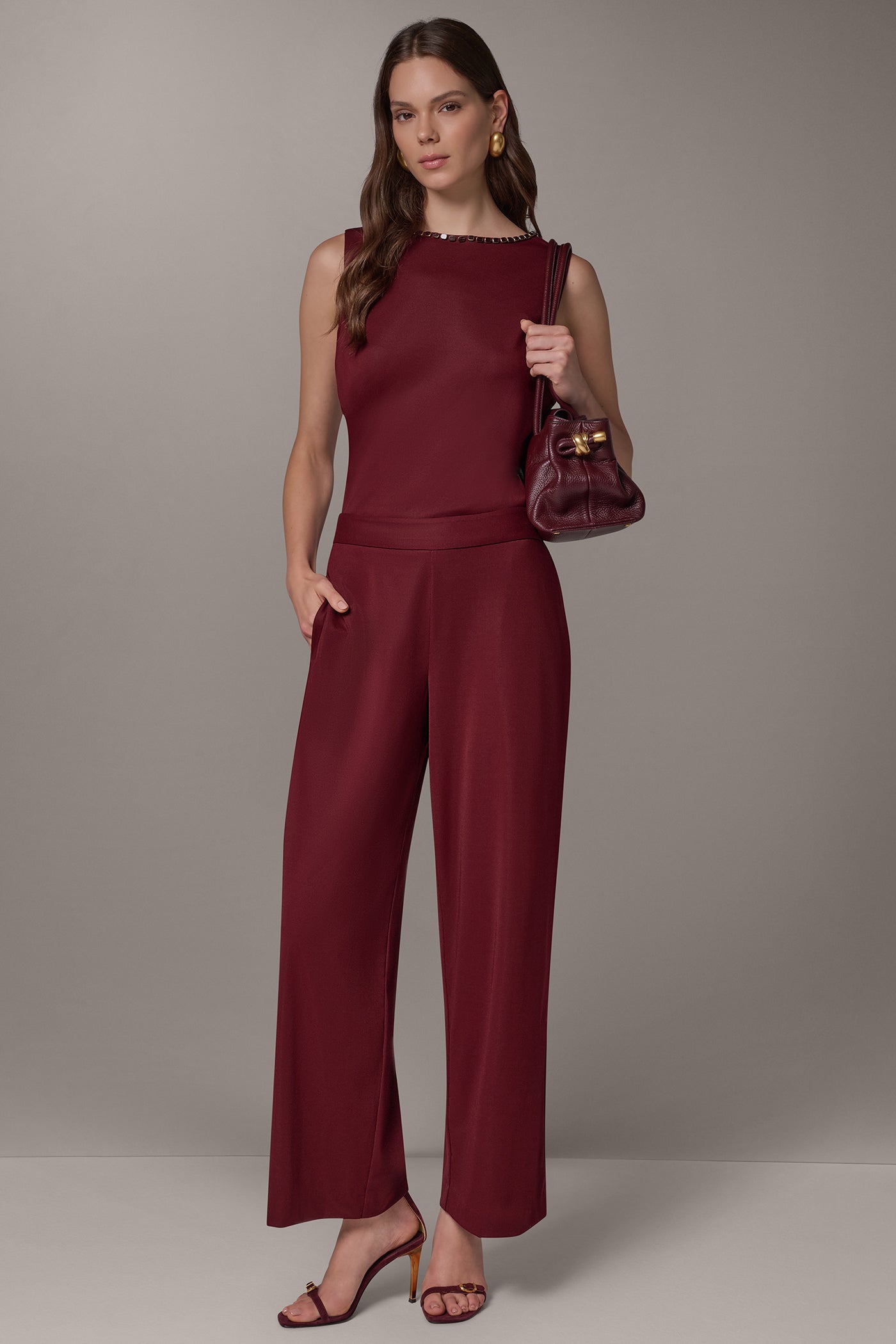 MID-RISE PULL-ON STRAIGHT-LEG PANT VIEW 5