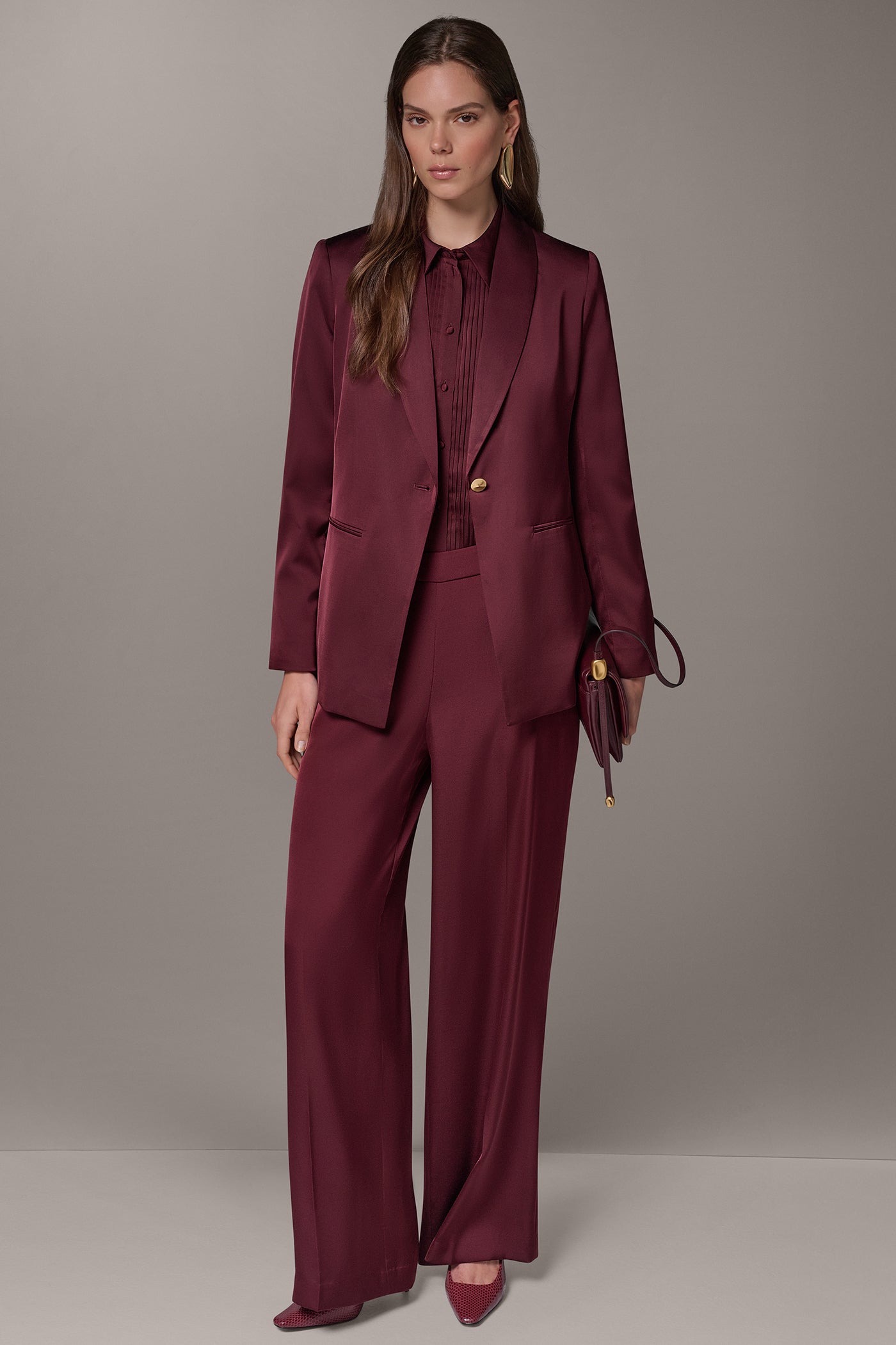 ONE-BUTTON SUIT BLAZER VIEW 8