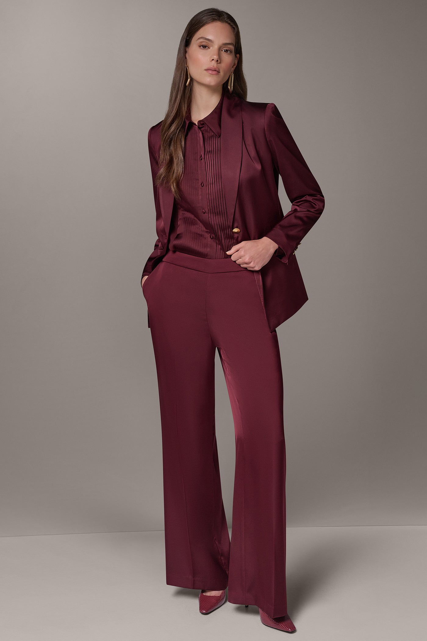 ONE-BUTTON SUIT BLAZER VIEW 9