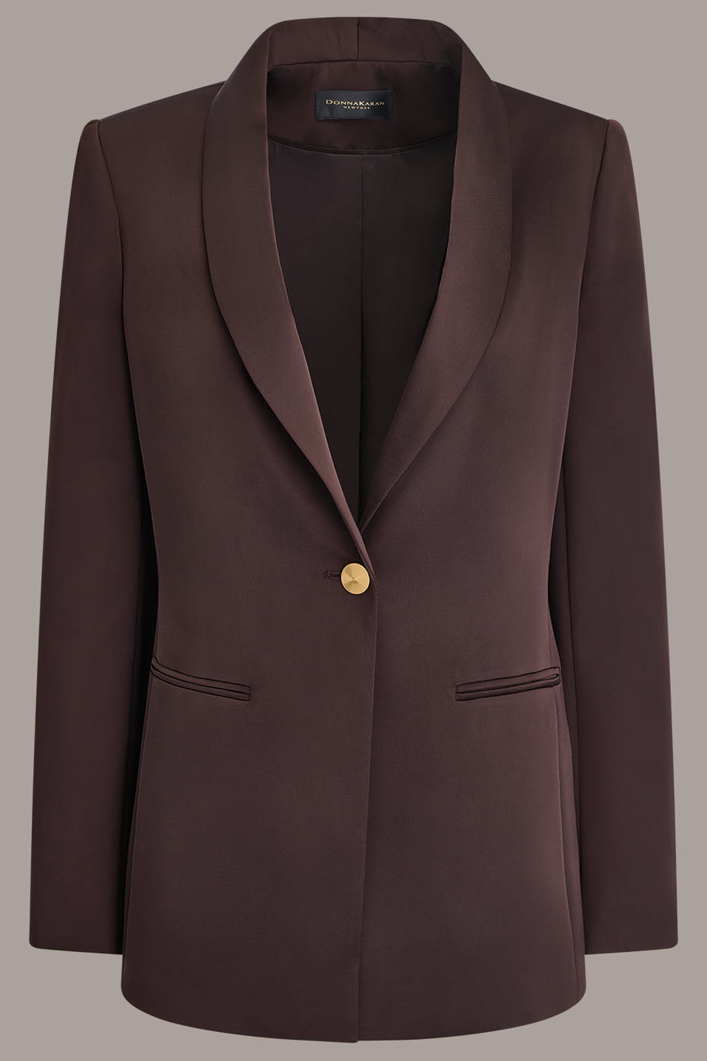 SATIN ONE BUTTON SUIT BLAZER VIEW 12 | Wear to Work