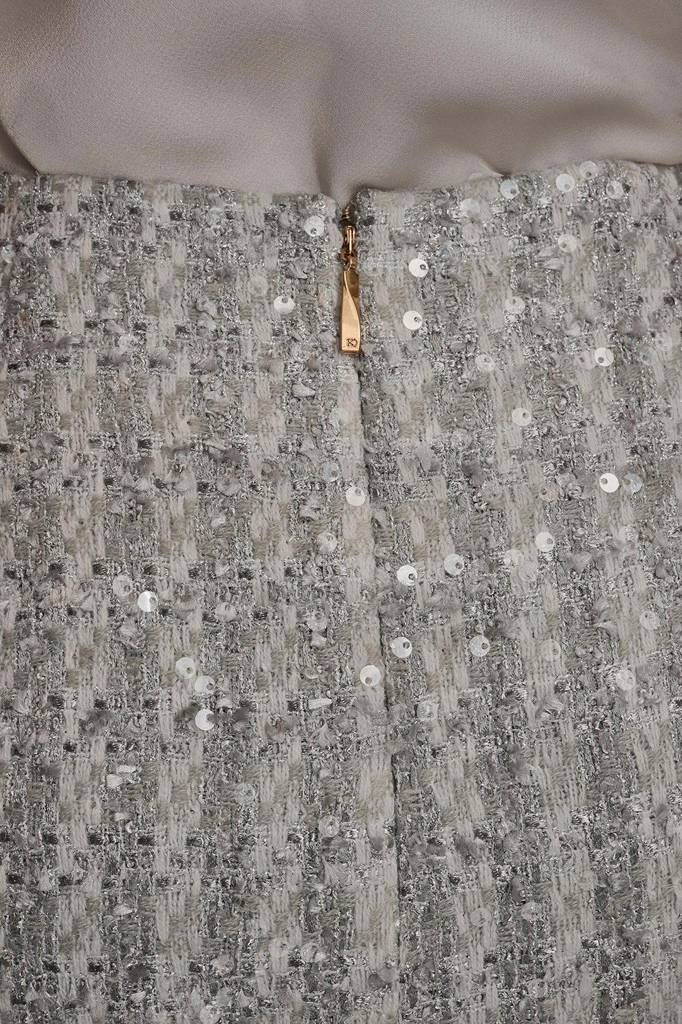 TWEED SEQUIN MIDI SKIRT VIEW 7