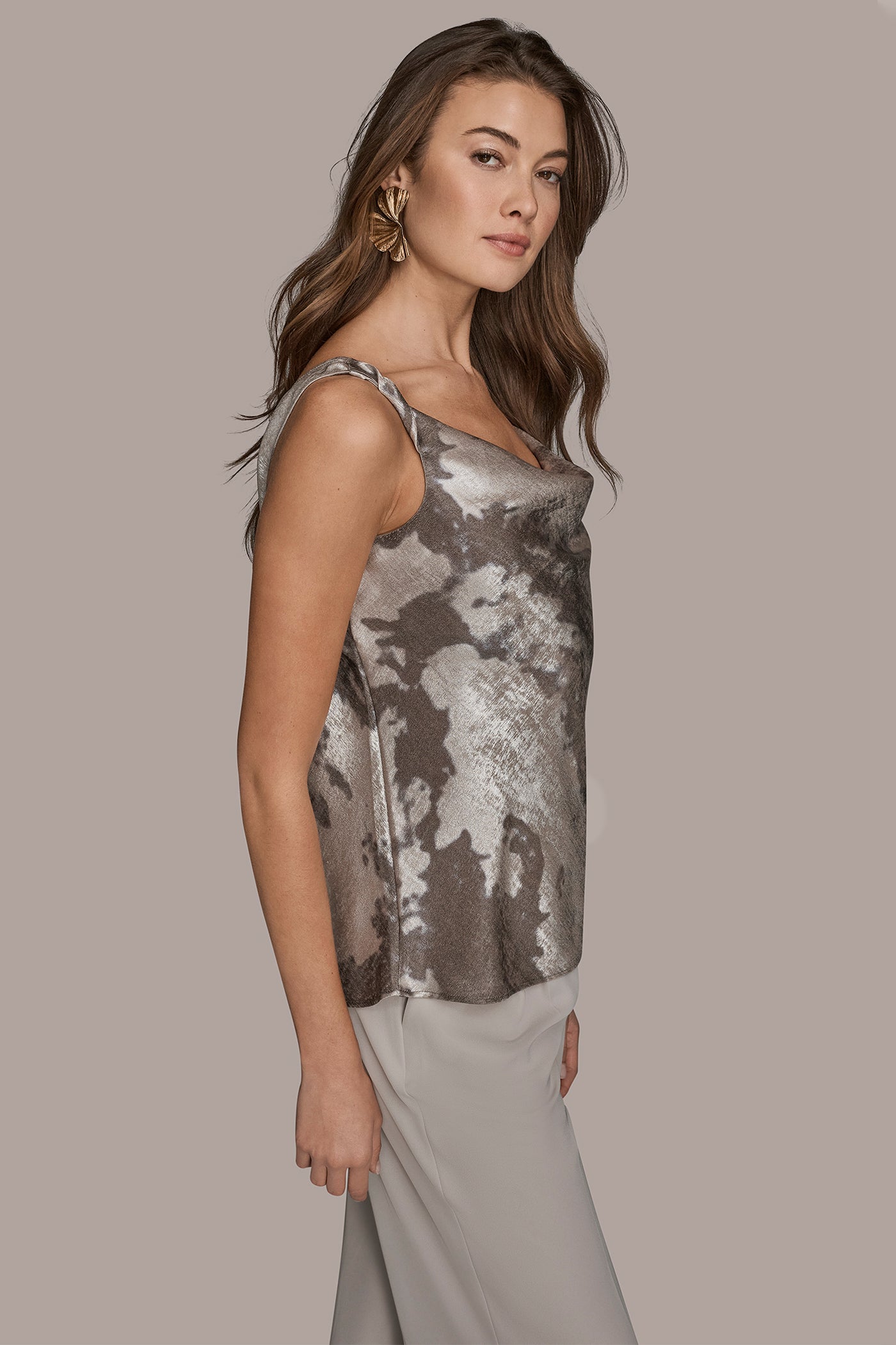 TWIST SHOULDER BLOUSE VIEW 3 | Suits and Separates