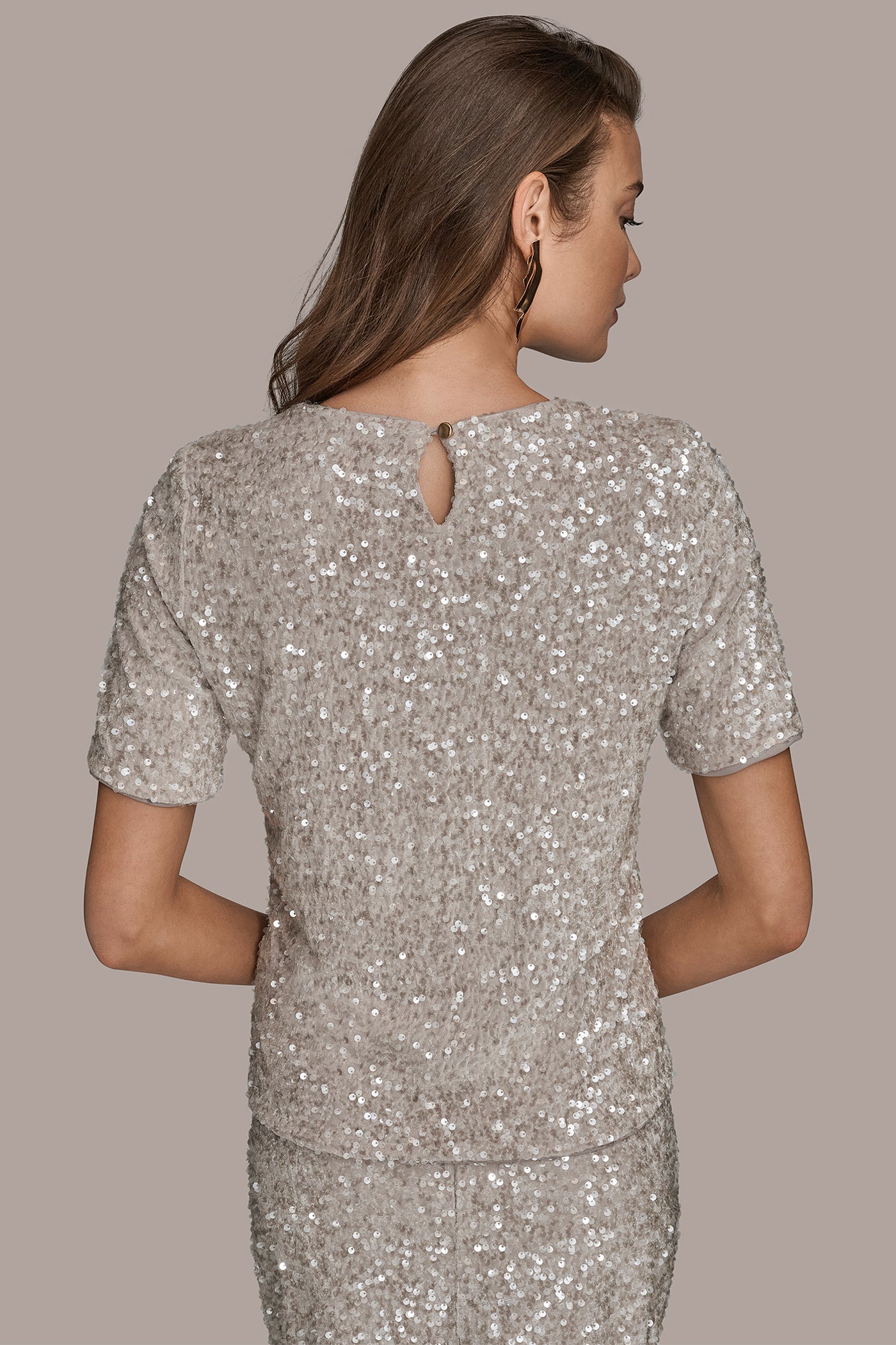 Sequined Top | Donna Karan Sequined Top | Donna Karan