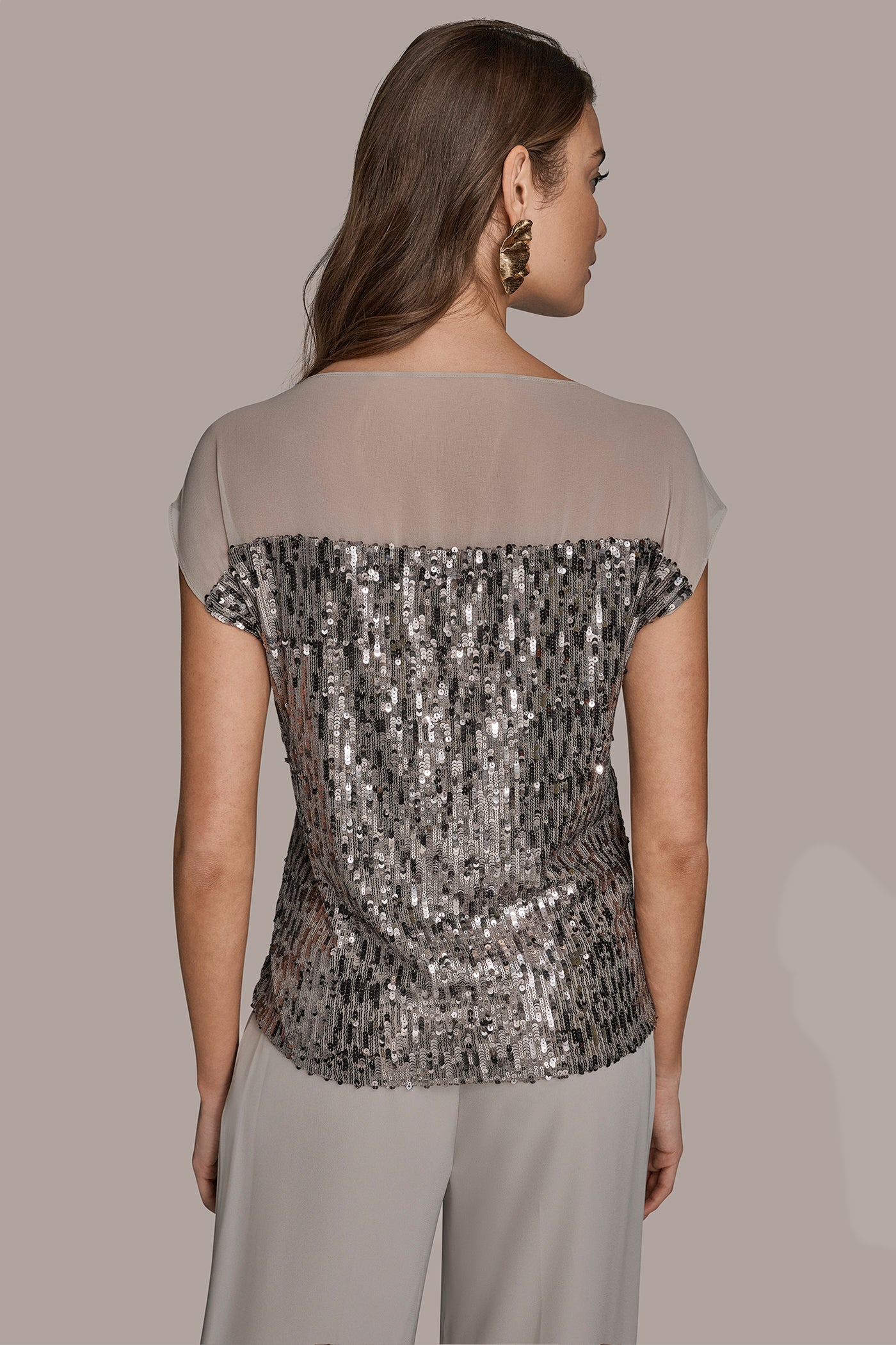 MESH DETAIL KNIT TOP | View 2 | New clothing