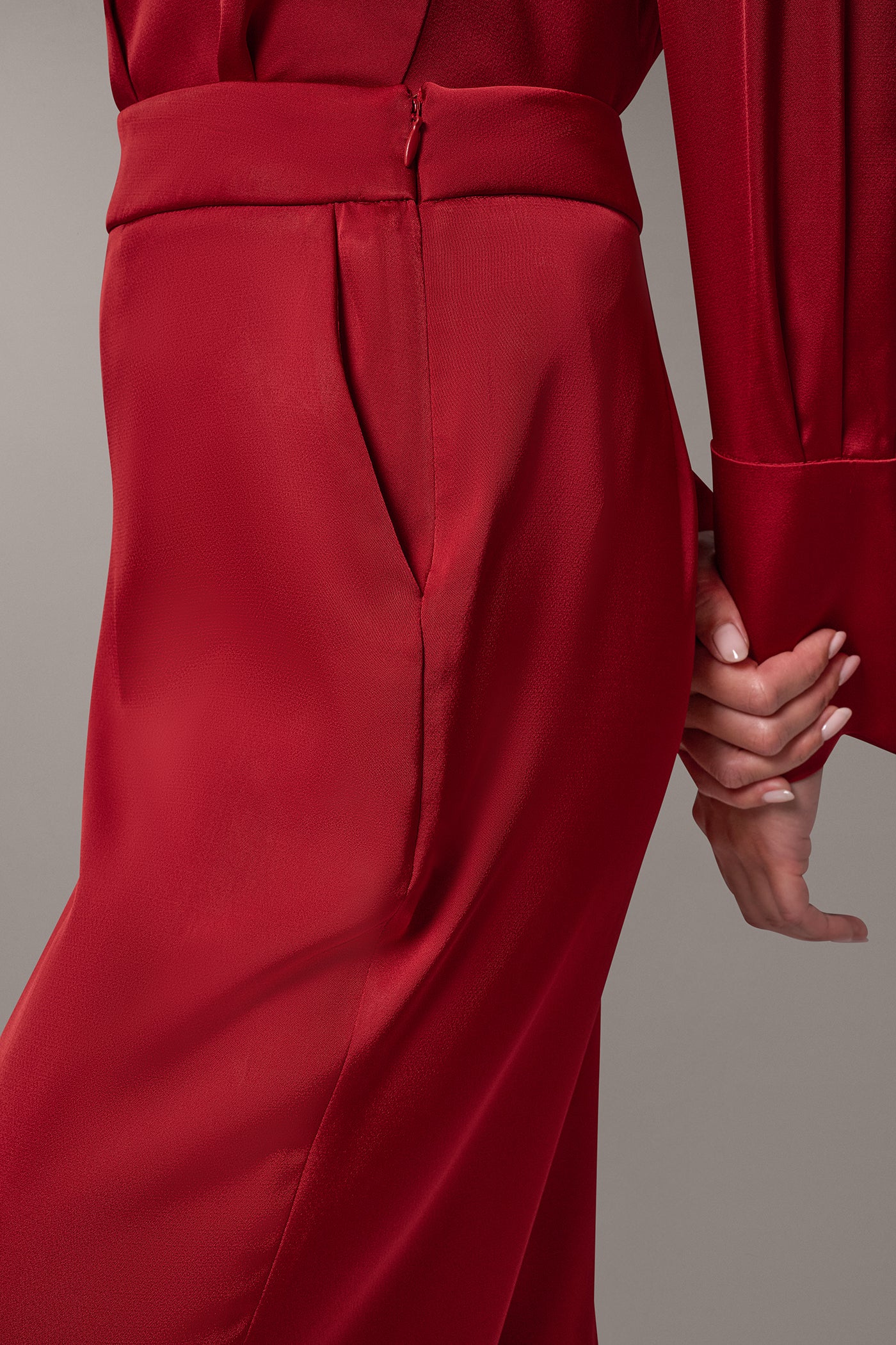 HIGH WAISTED WIDE LEG PANT (alternate view)