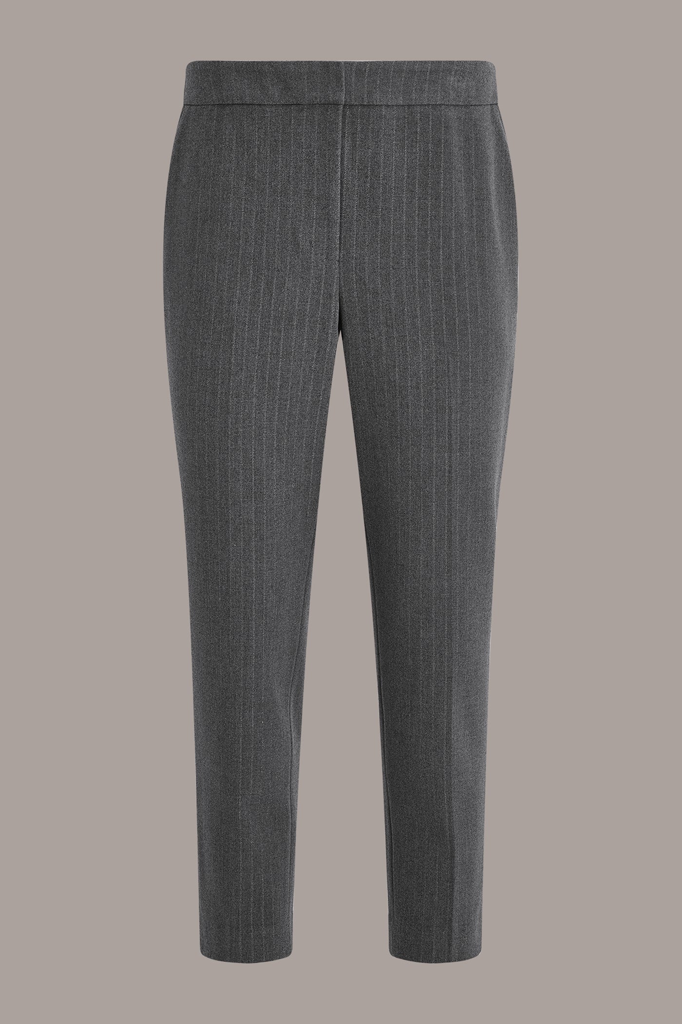 PIN-STRIPE HIGH RISE SLIM ANKLE PANT VIEW 9 | Clothing