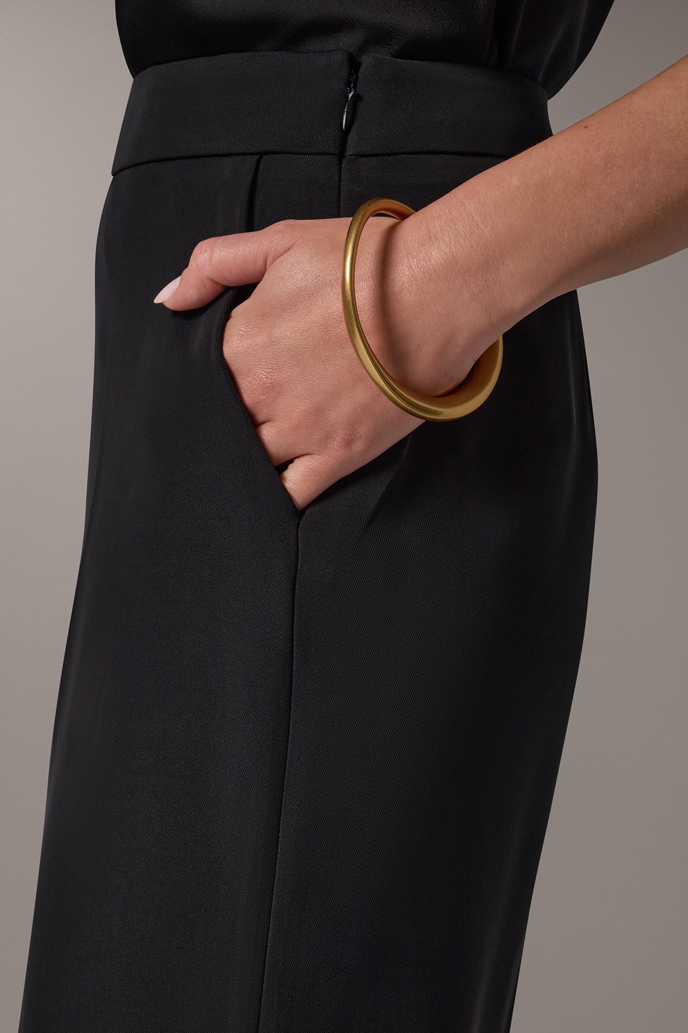 SATIN WIDE-LEG SUIT PANT VIEW 4