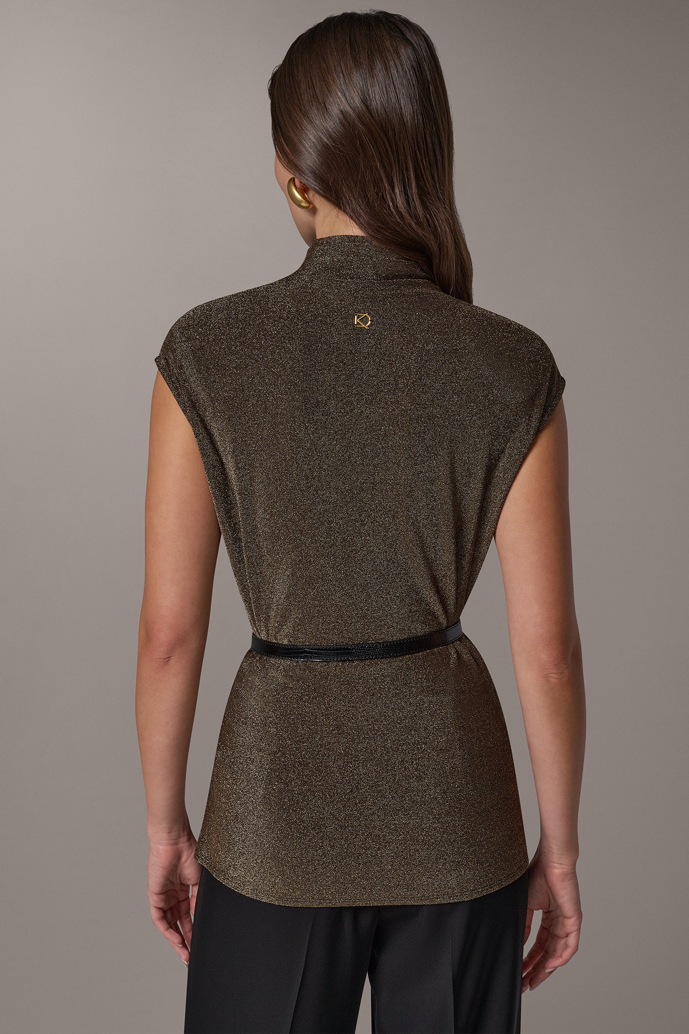METALLIC EXTENDED SHOULDER TOP VIEW 3
