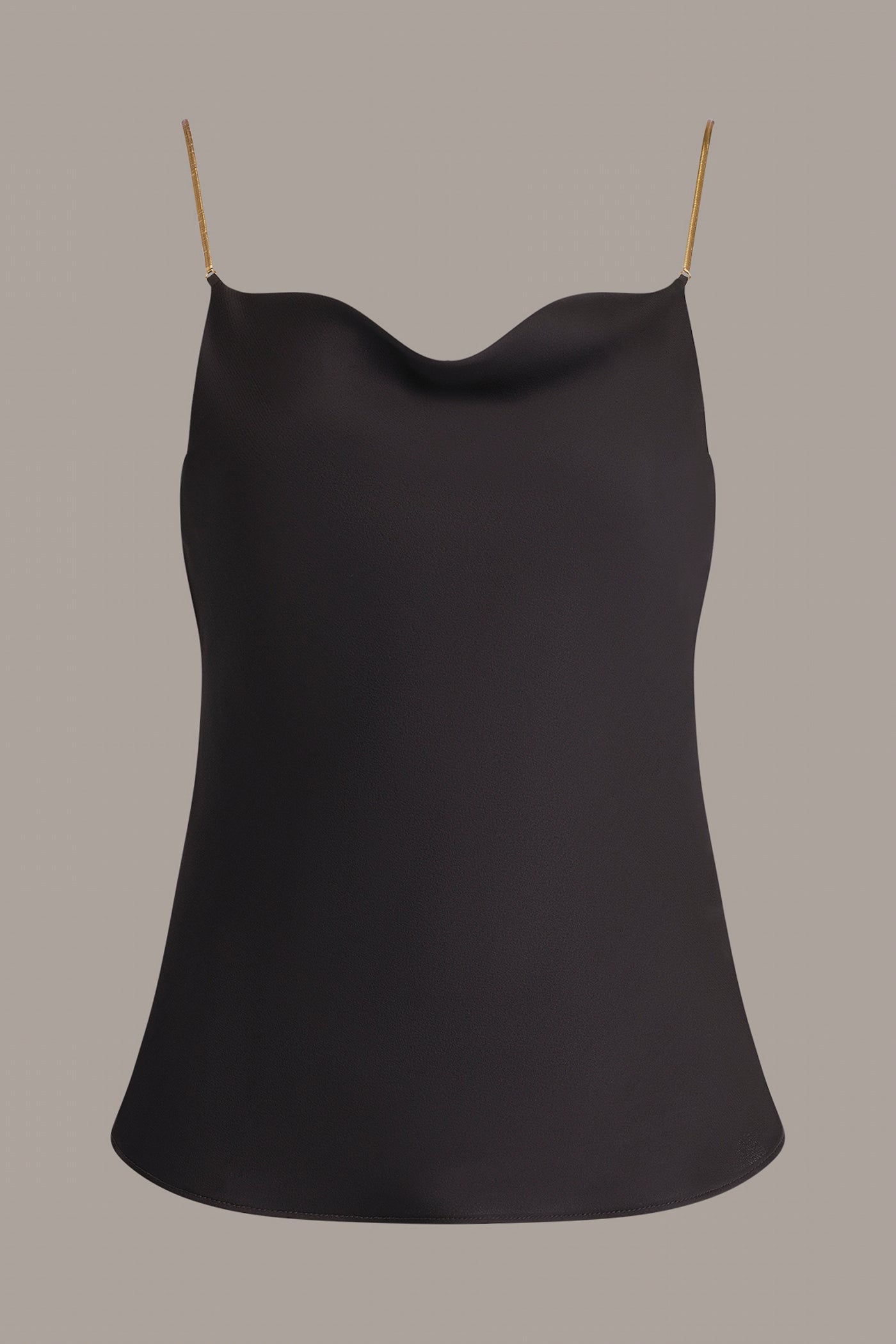 SLEEVELESS COWL-NECK CAMI VIEW 9 | Clothing