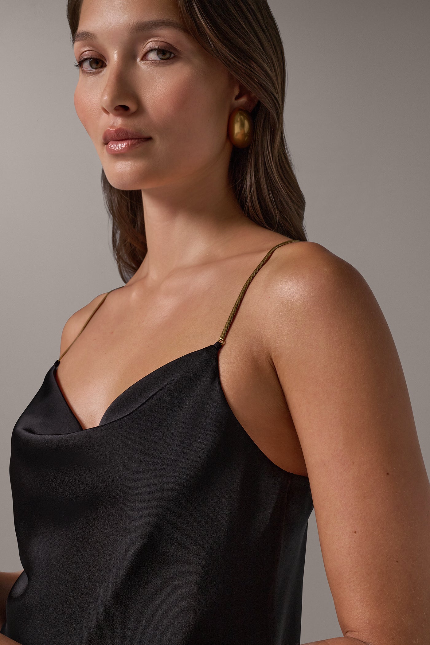 SLEEVELESS COWL-NECK CAMI (alternate view)