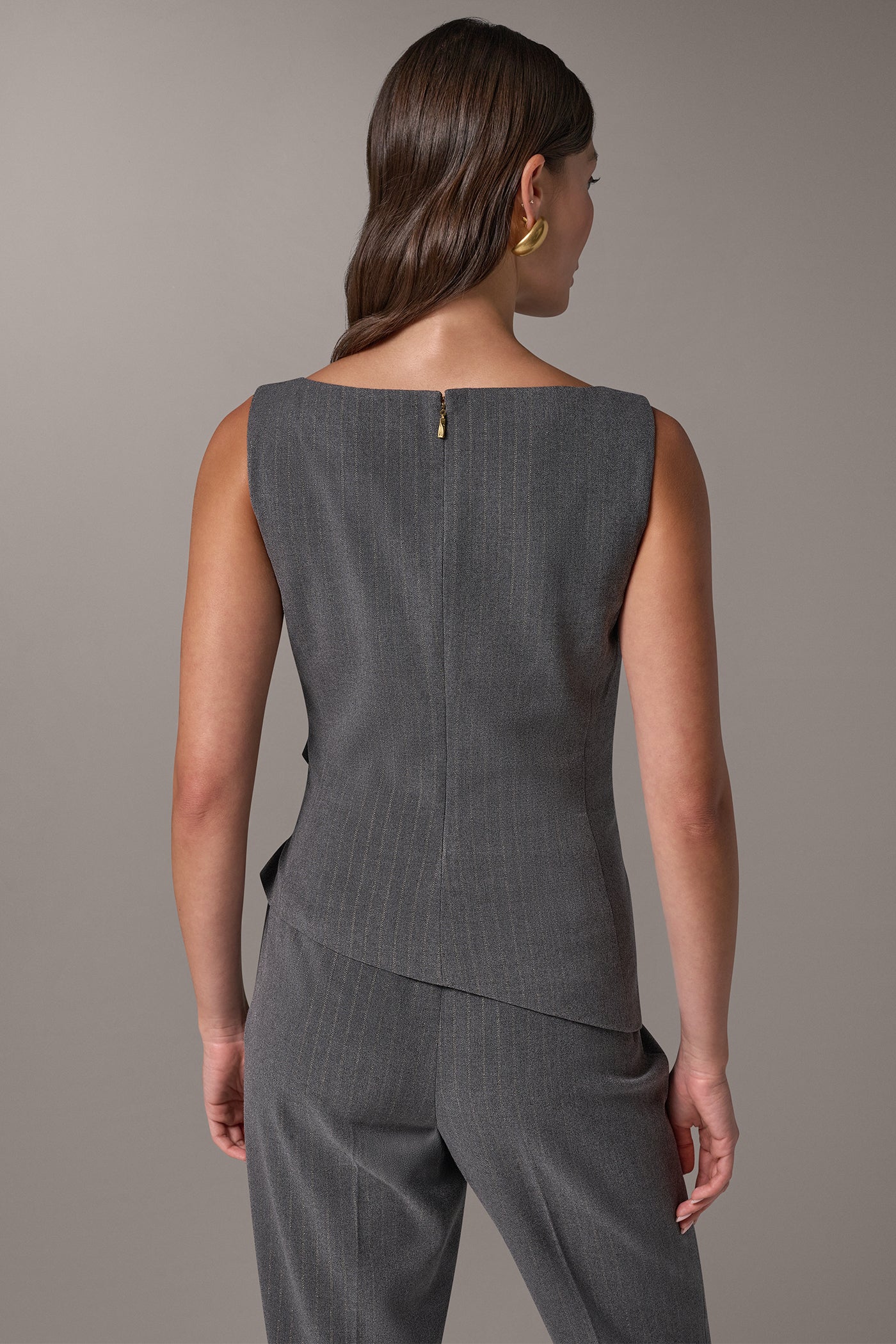 ASYMMETRIC PINSTRIPED TOP VIEW 2