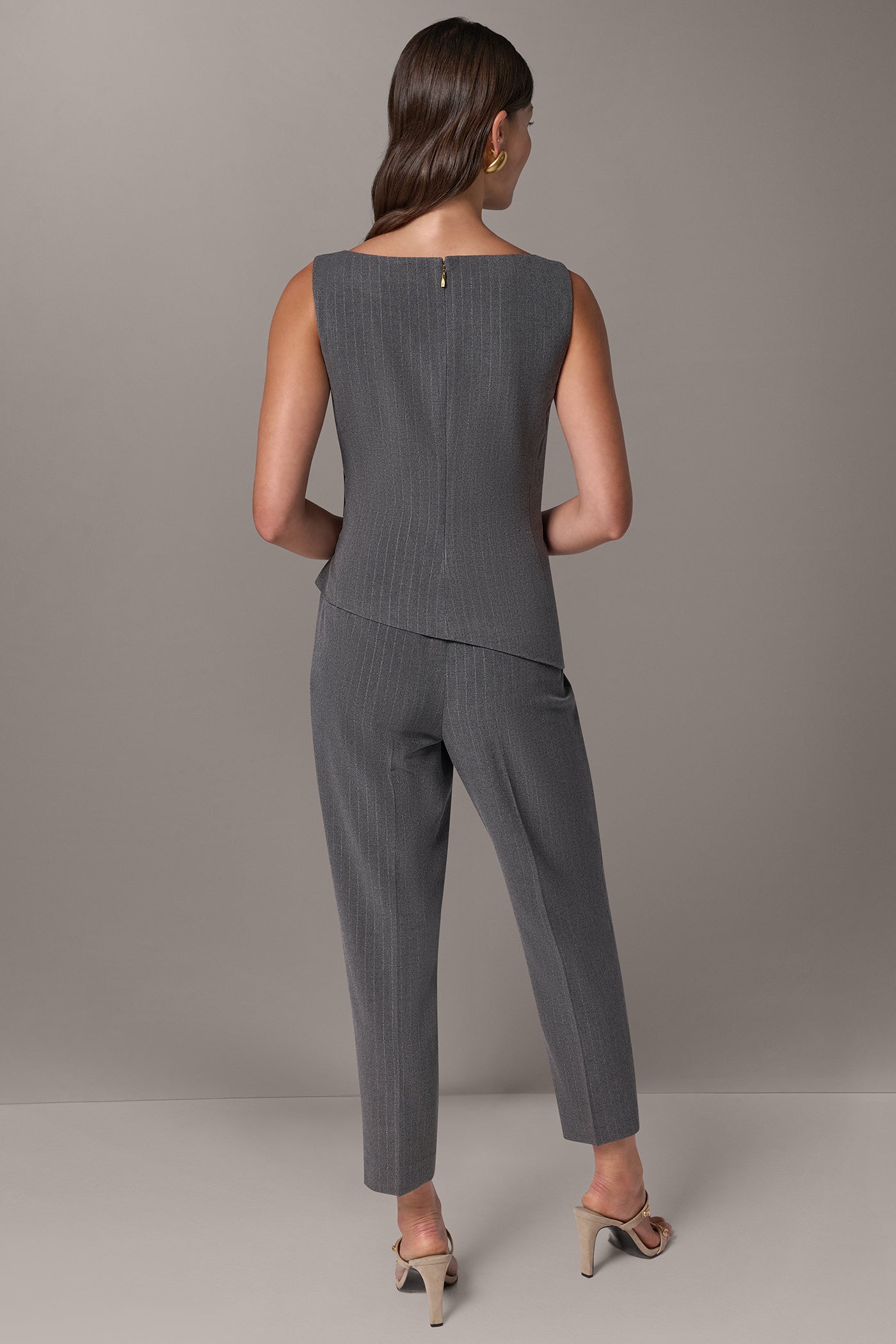ASYMMETRIC PINSTRIPED TOP VIEW 4