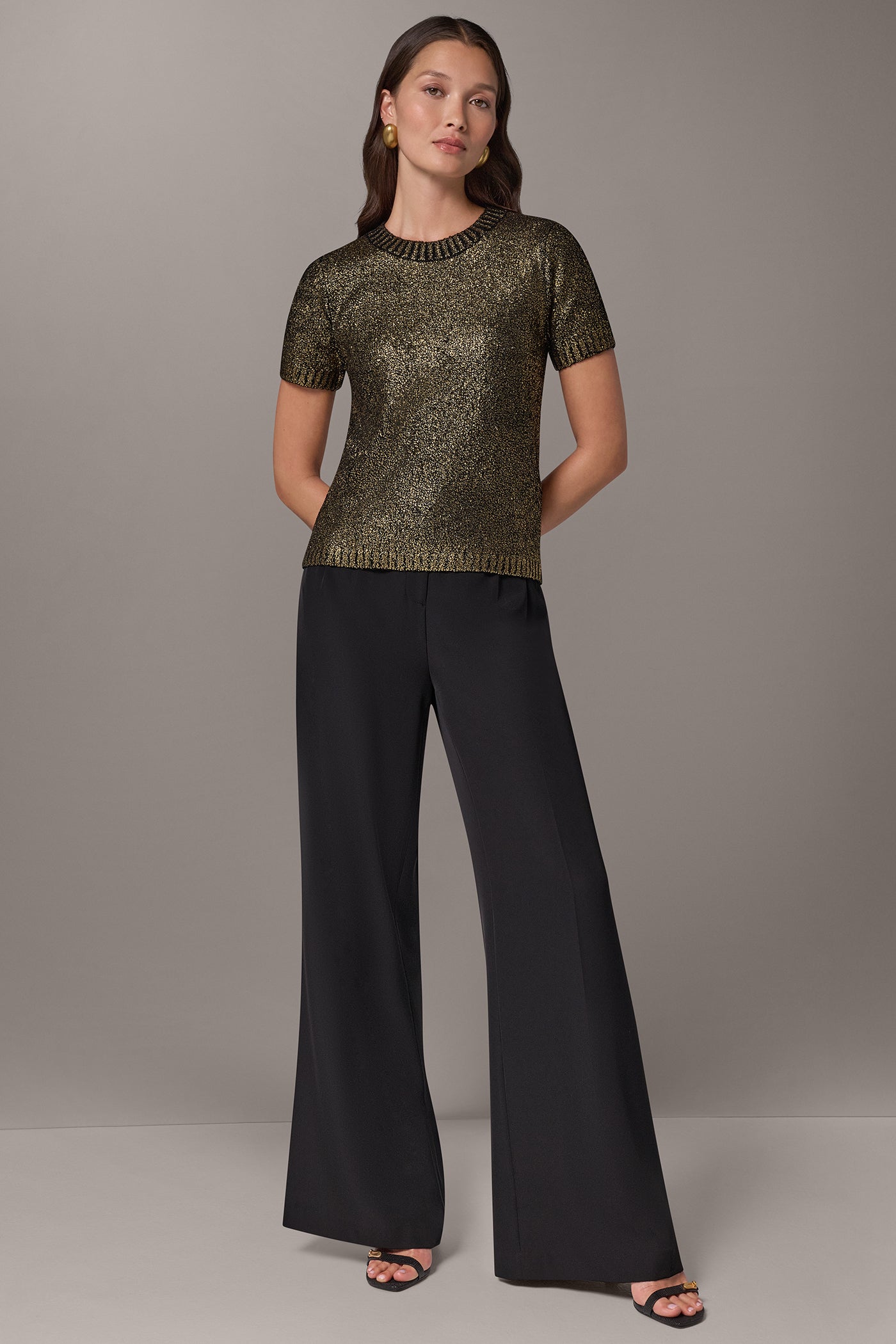 FOIL BOUCLE SWEATER VIEW 8