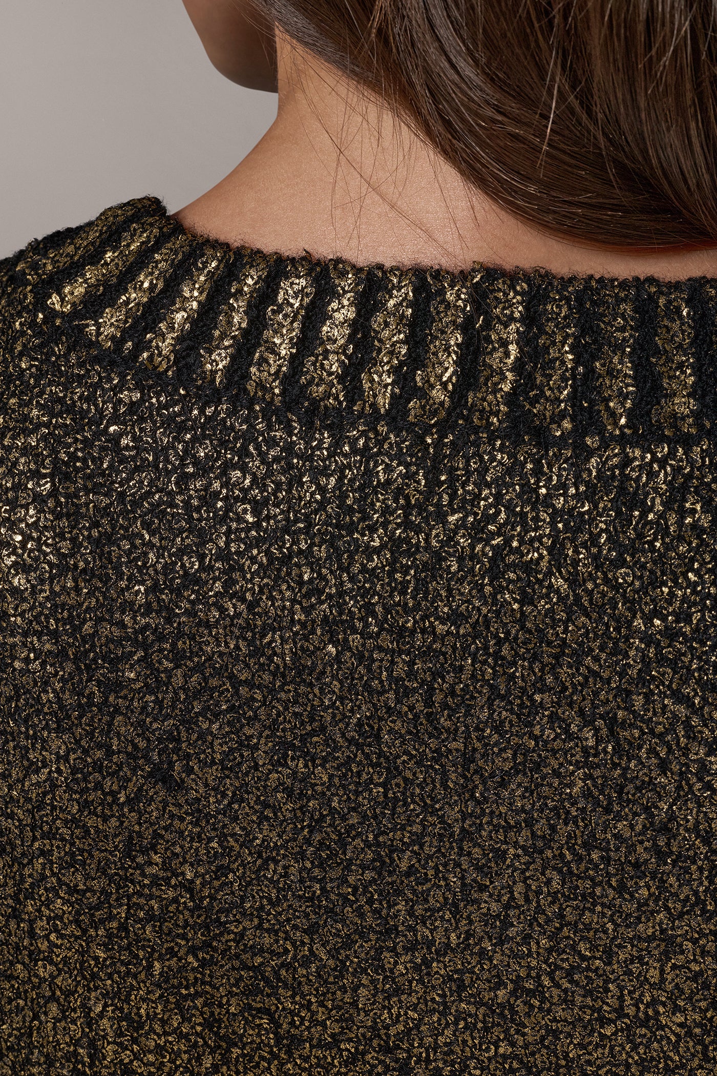 FOIL BOUCLE SWEATER VIEW 7