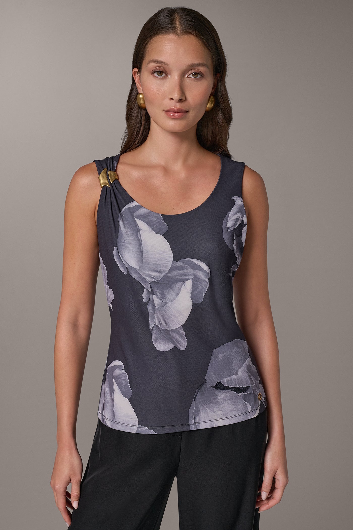 FLORAL PRINT BLOUSE VIEW 1