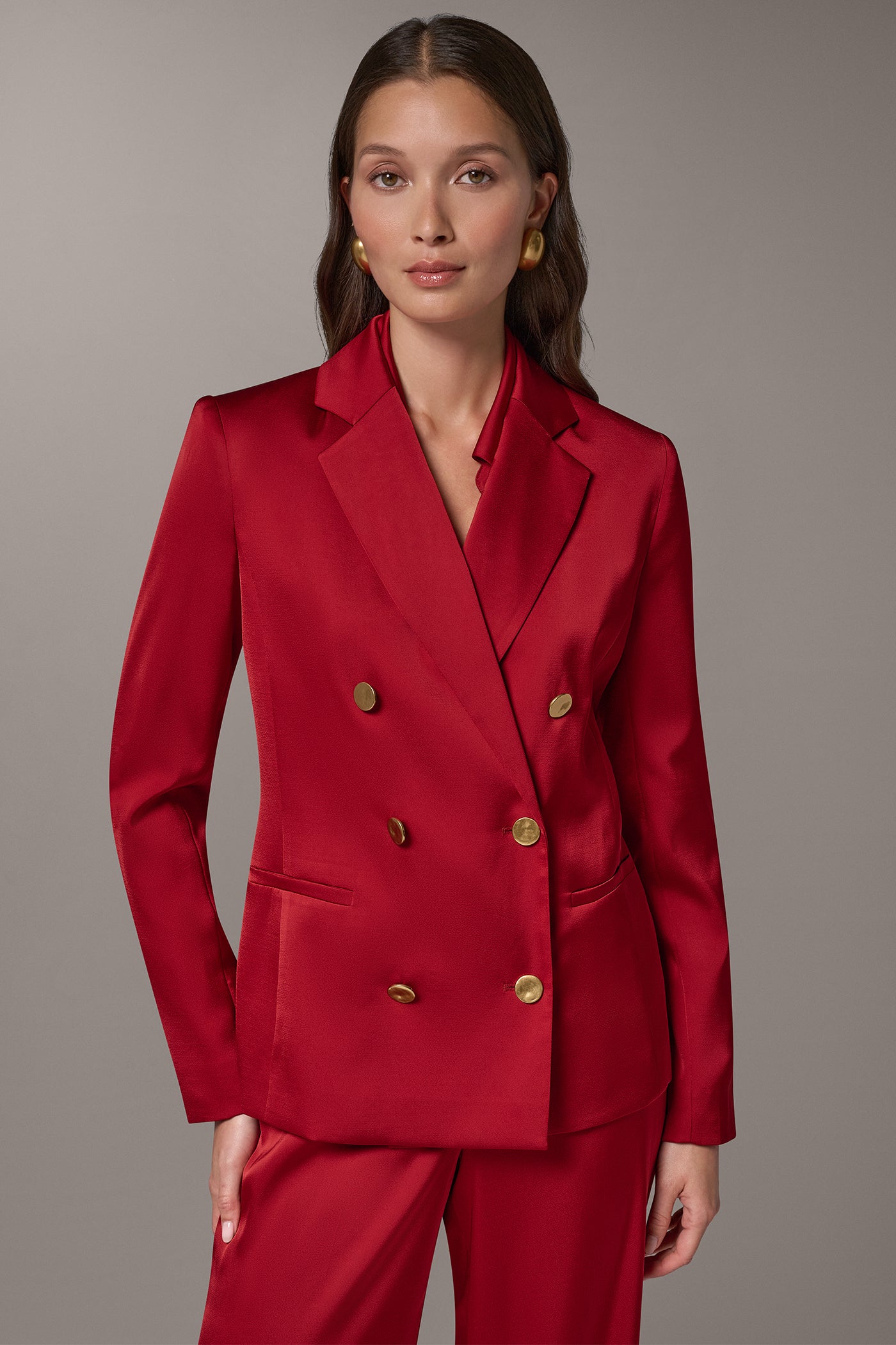 DOUBLE-BREASTED SUIT JACKET VIEW 1