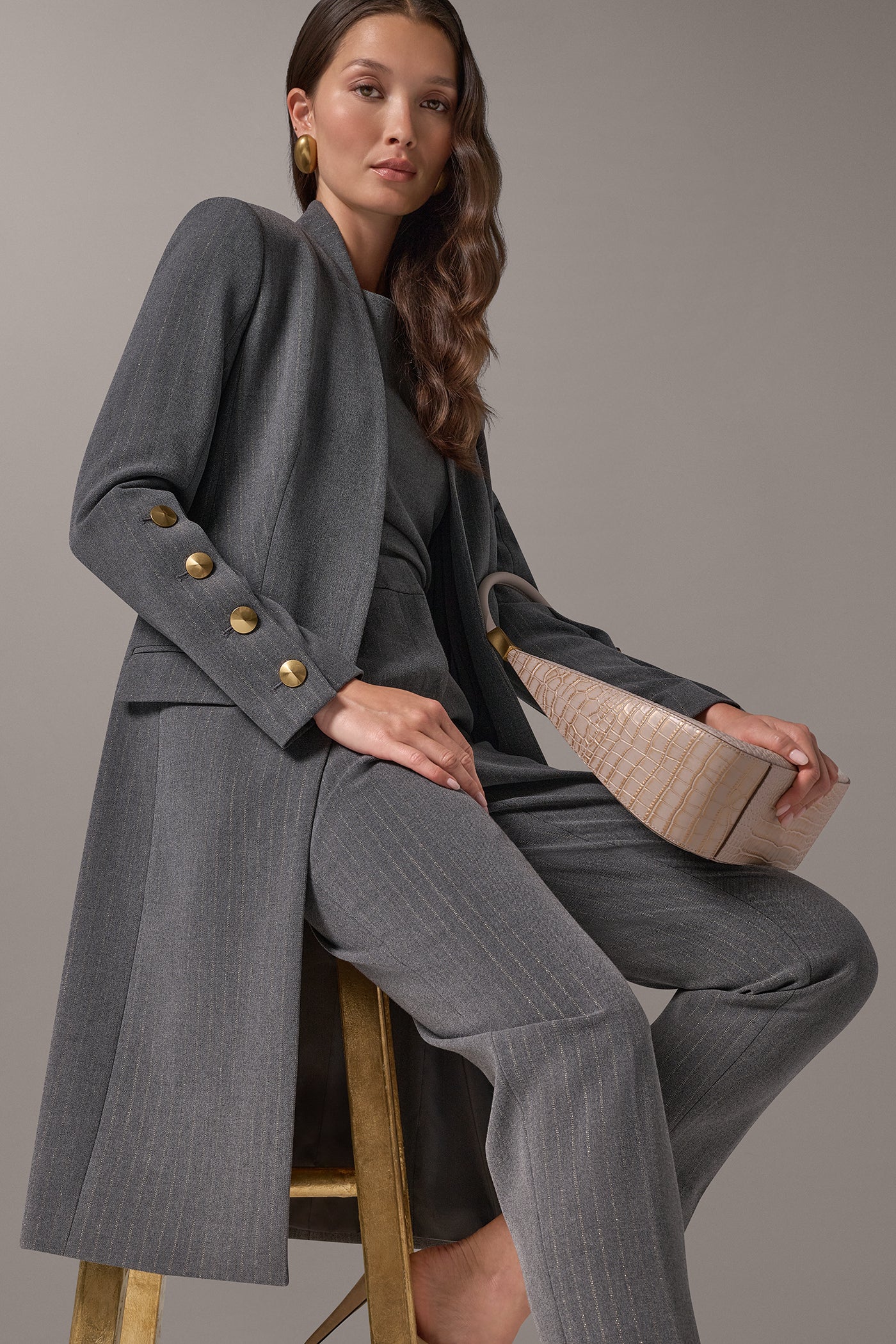 FOUR-BUTTON SUIT BLAZER VIEW 14