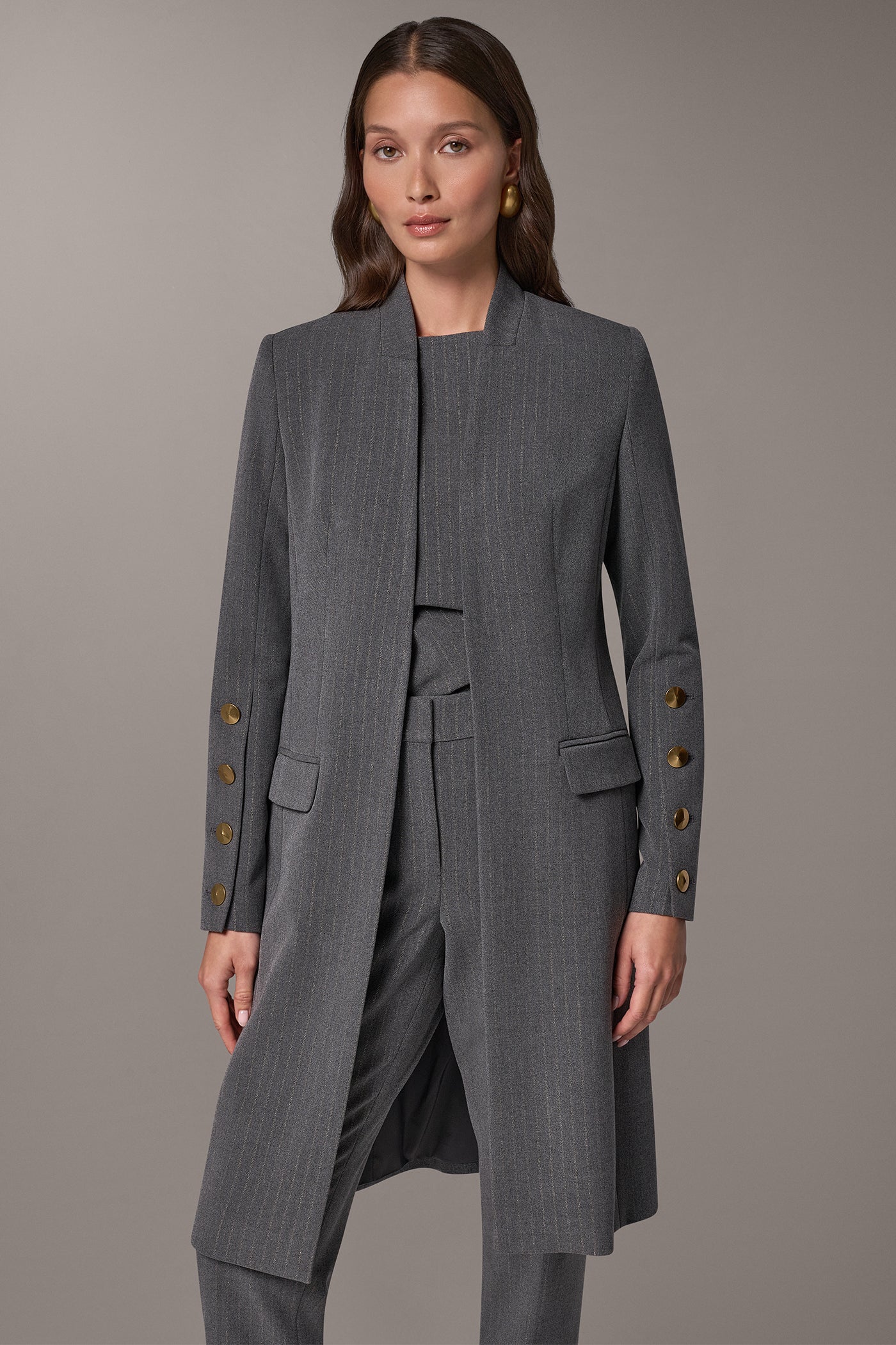 FOUR-BUTTON SUIT BLAZER VIEW 1