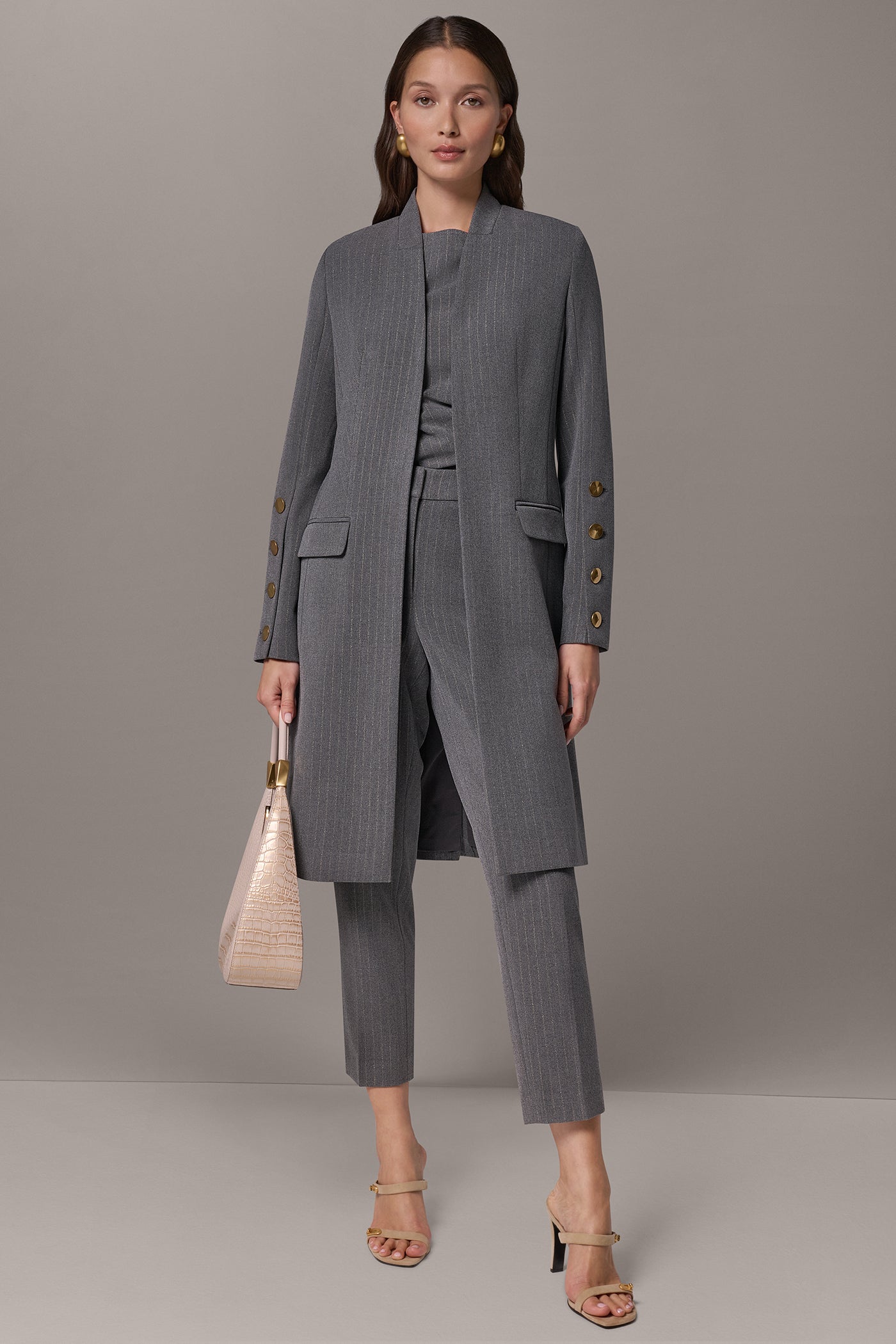 FOUR-BUTTON SUIT BLAZER VIEW 11