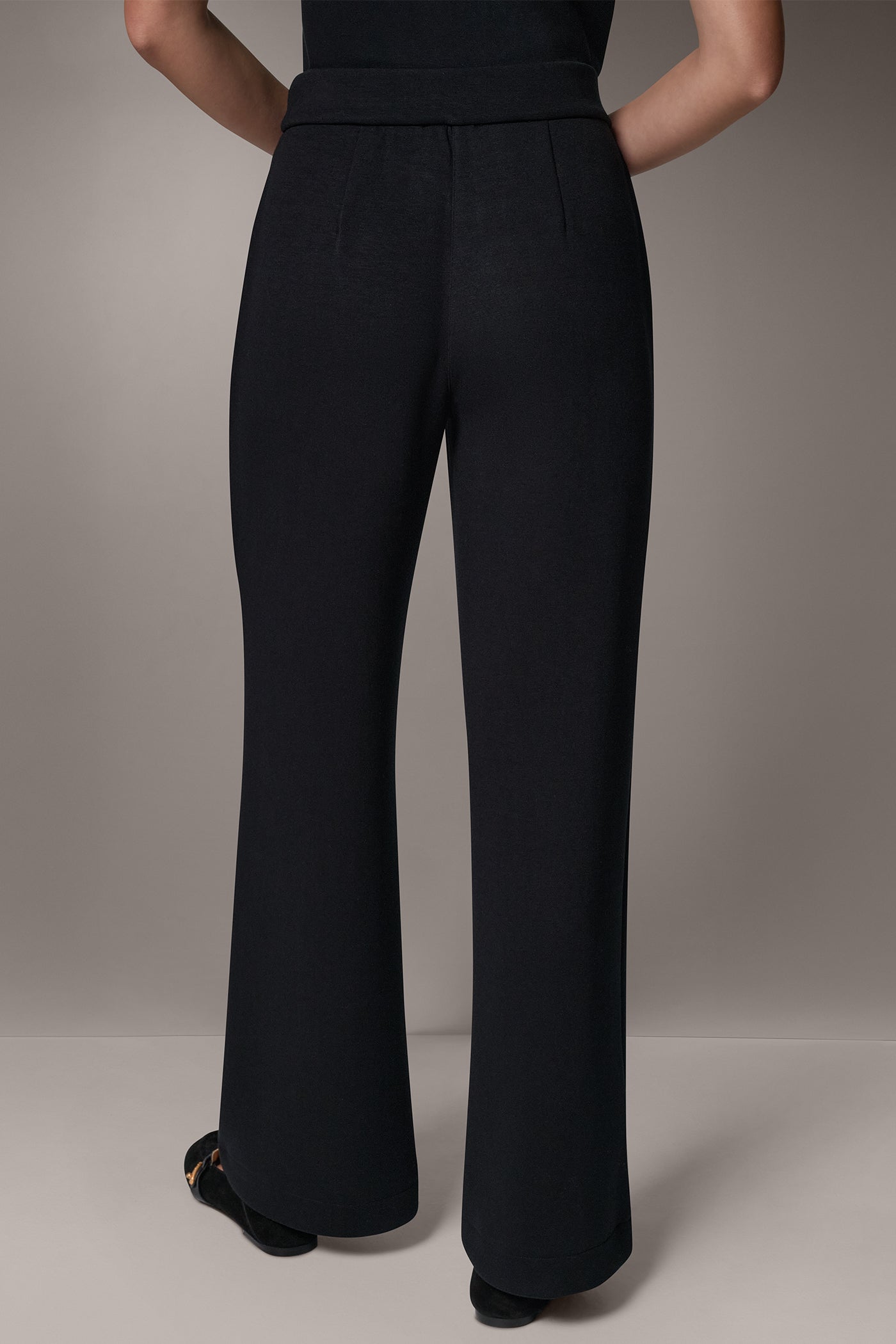 MID-RISE SEAM WIDE-LEG SUIT PANT VIEW 3