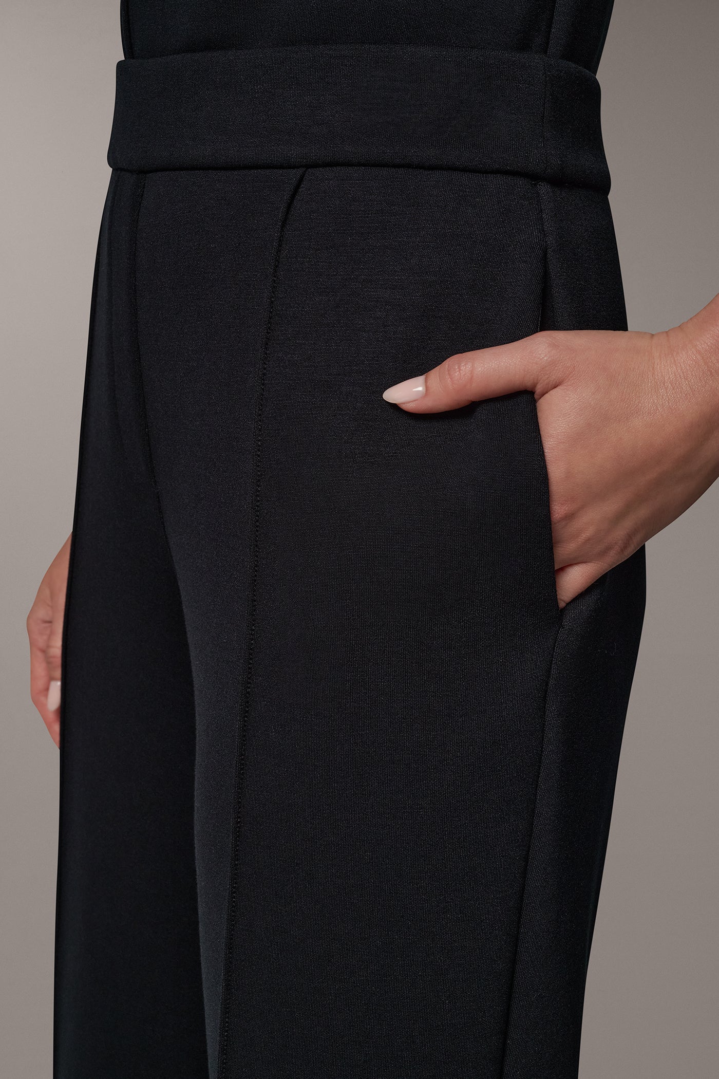 MID-RISE SEAM WIDE-LEG SUIT PANT VIEW 7