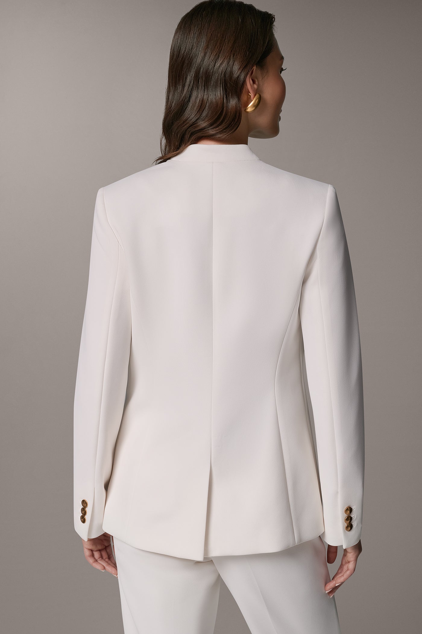 TEXTURED DOUBLE-BREASTED BLAZER VIEW 3 | Clothing