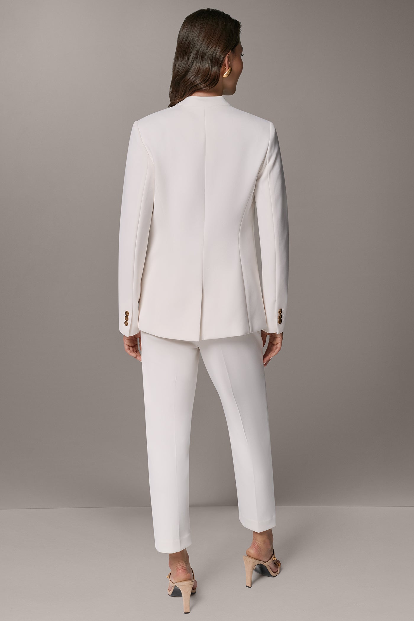 TEXTURED DOUBLE-BREASTED BLAZER VIEW 9 | Clothing