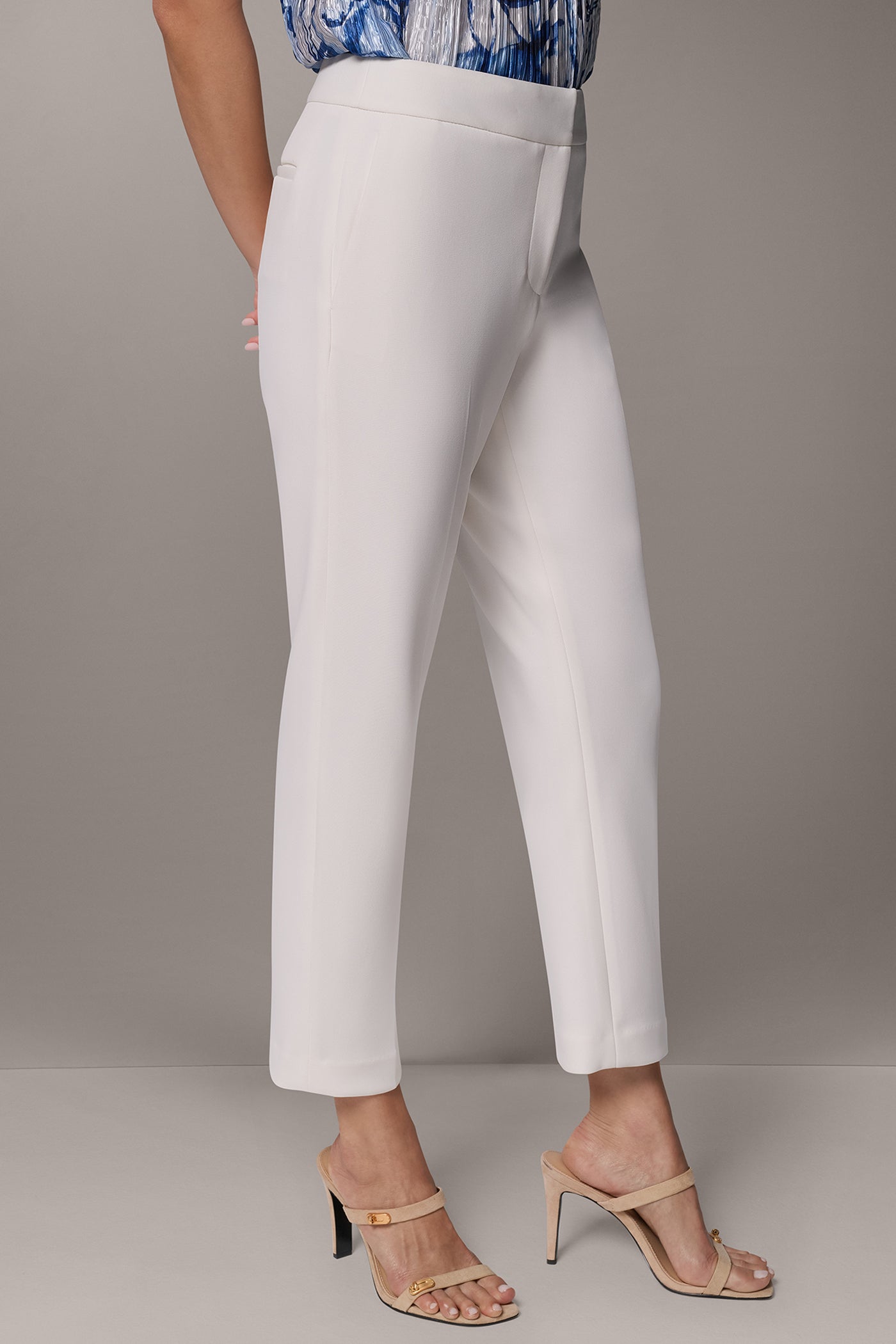 MID-RISE SLIM ANKLE SUIT PANT VIEW 2