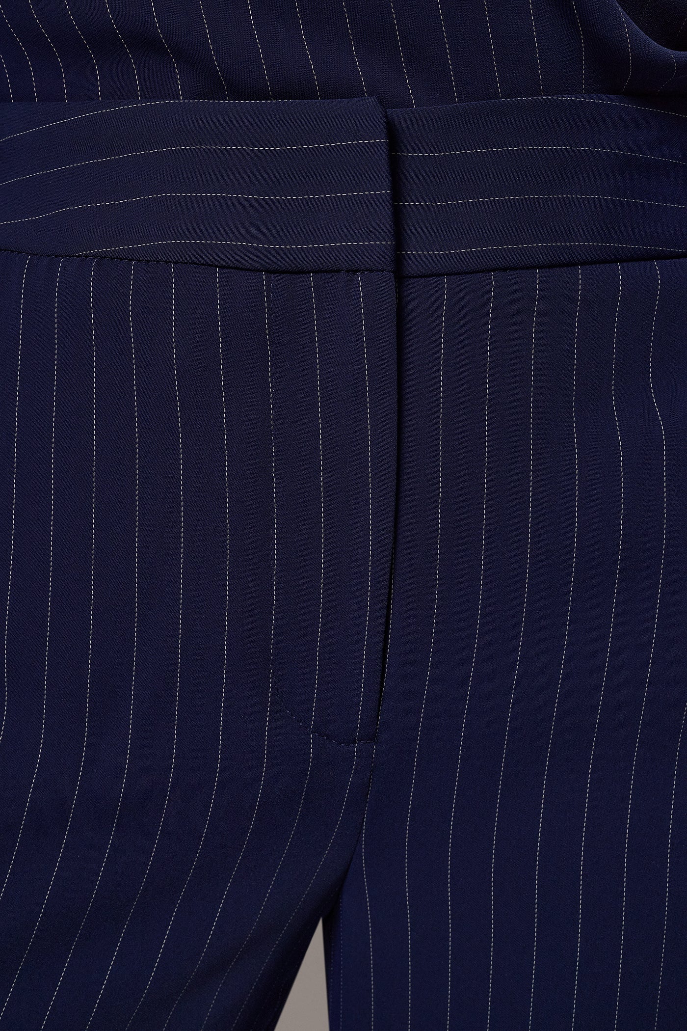 WIDE LEG PINSTRIPE TROUSER VIEW 7