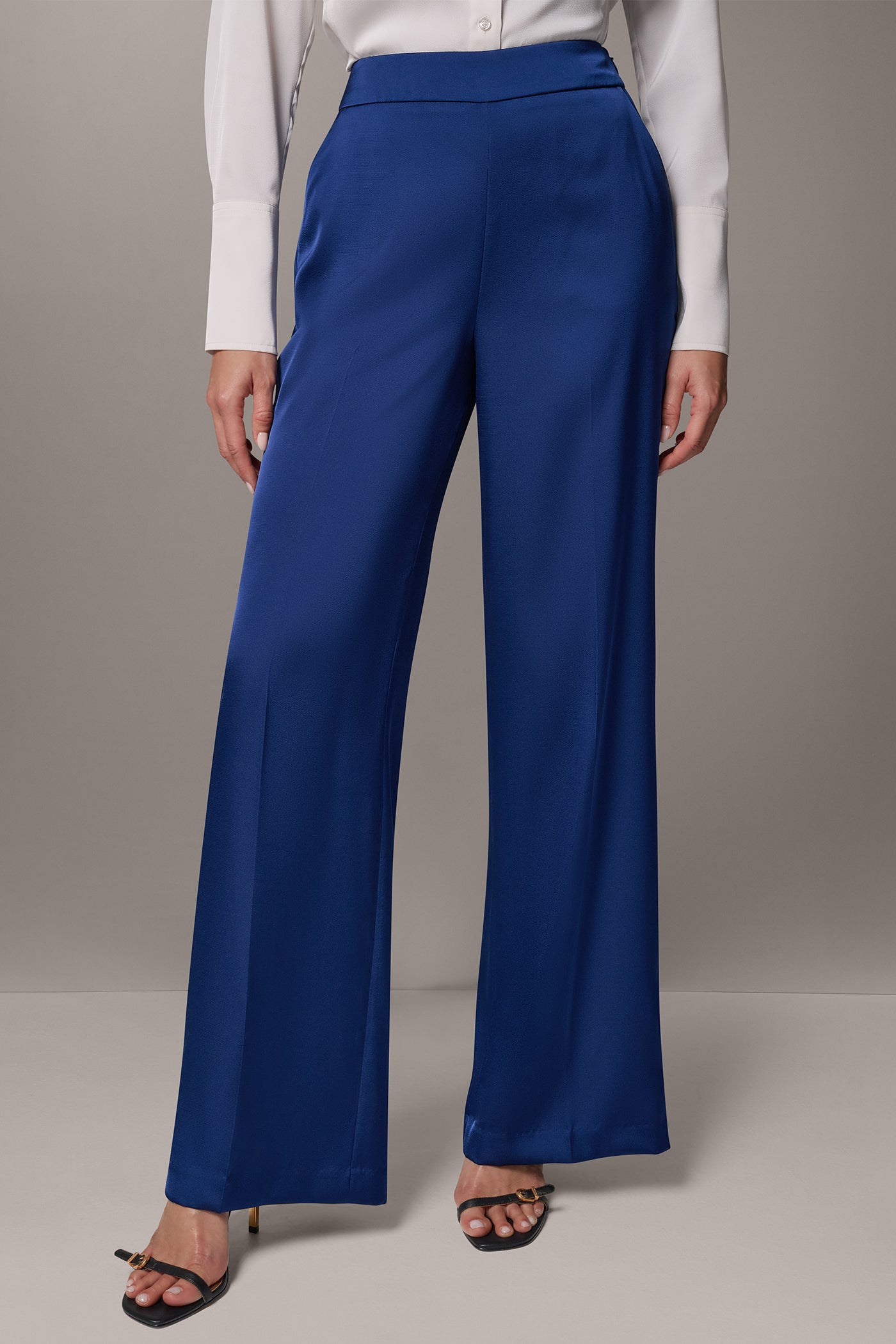 WIDE LEG SIDE-ZIP TROUSER