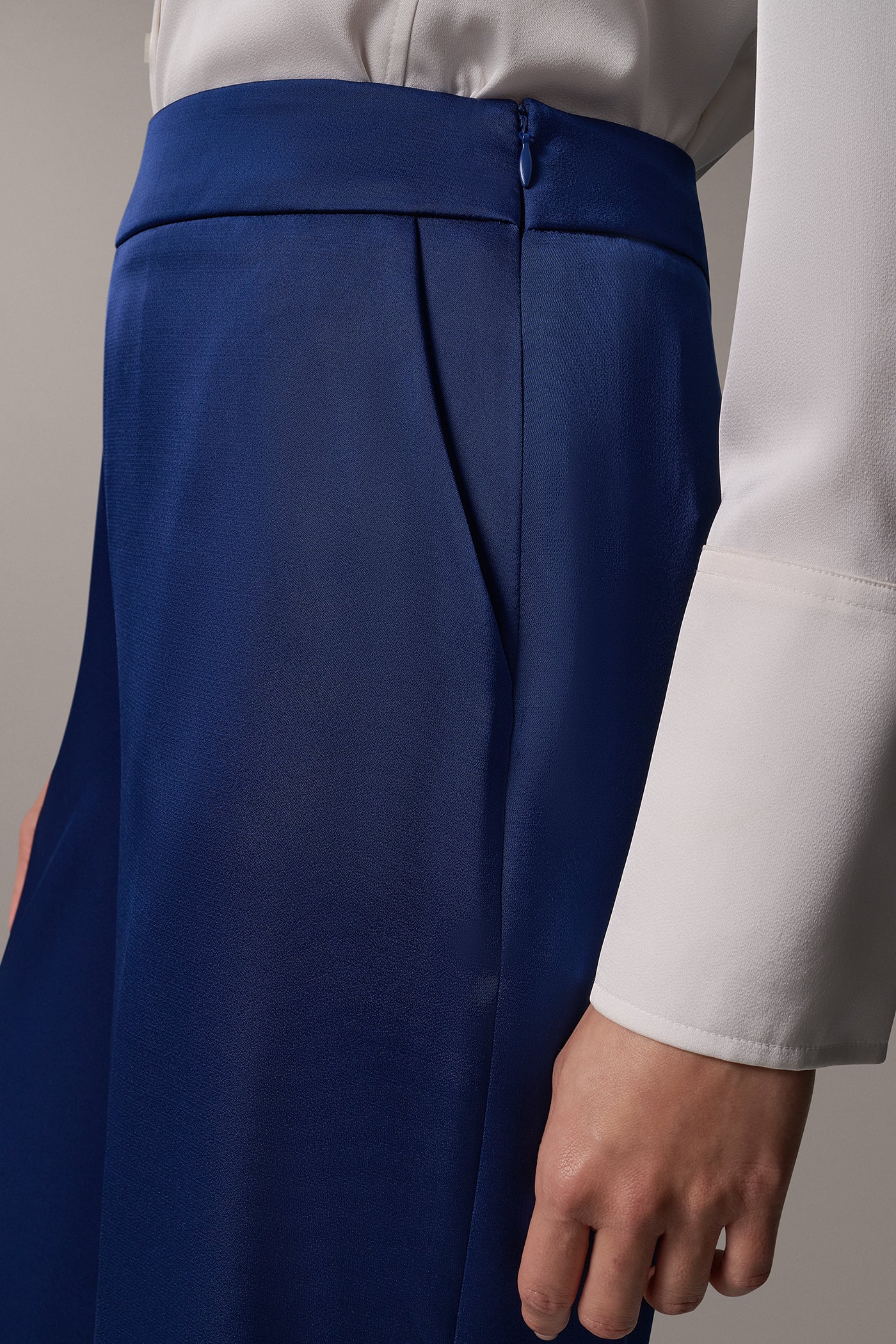 WIDE LEG SIDE-ZIP TROUSER VIEW 5 | Clothing