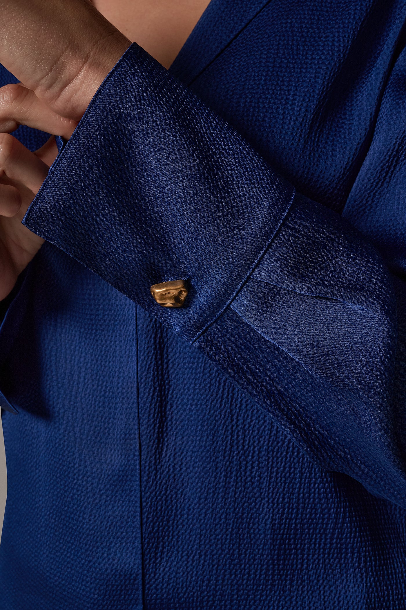 OFF-CENTER V-NECK BLOUSE VIEW 5 | Clothing