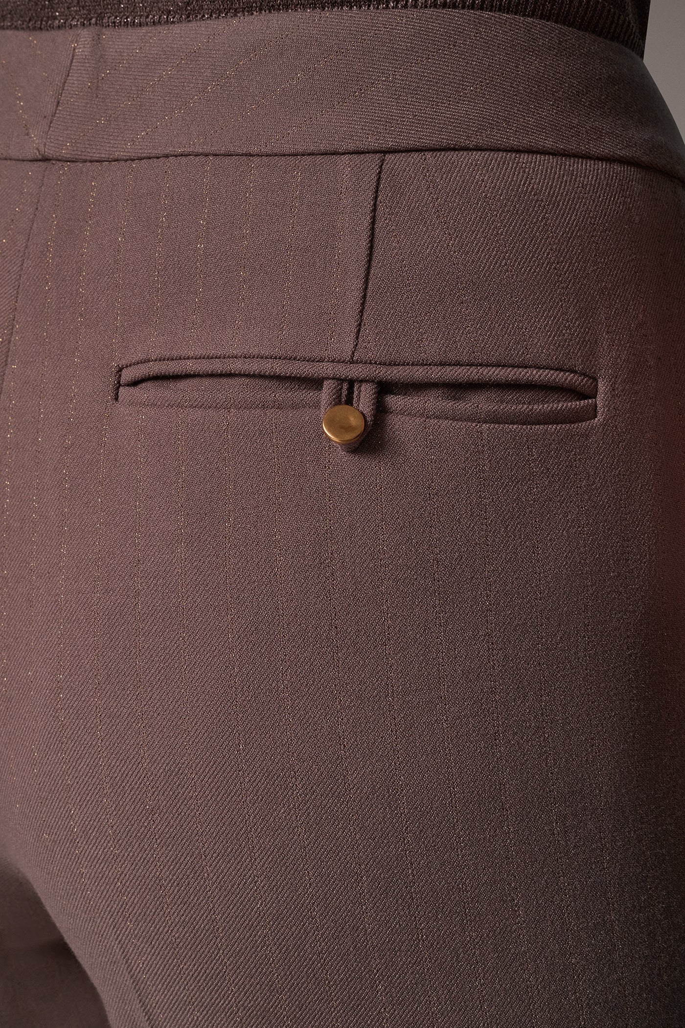 MID-RISE PINSTRIPE BOOTCUT SUIT PANT VIEW 5