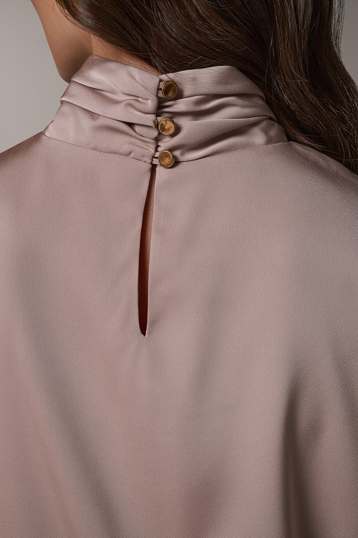 SATIN TWIST NECK TOP VIEW 6 | New Arrivals