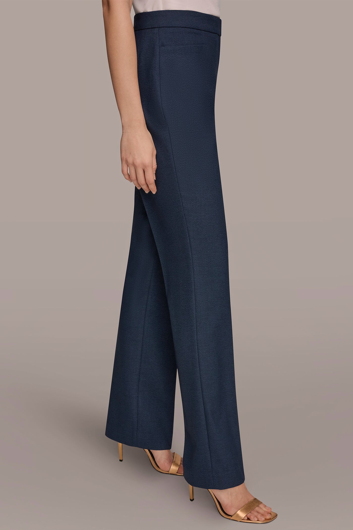 MID-RISE STRAIGHT-LEG SUIT PANT VIEW 3 | Pants