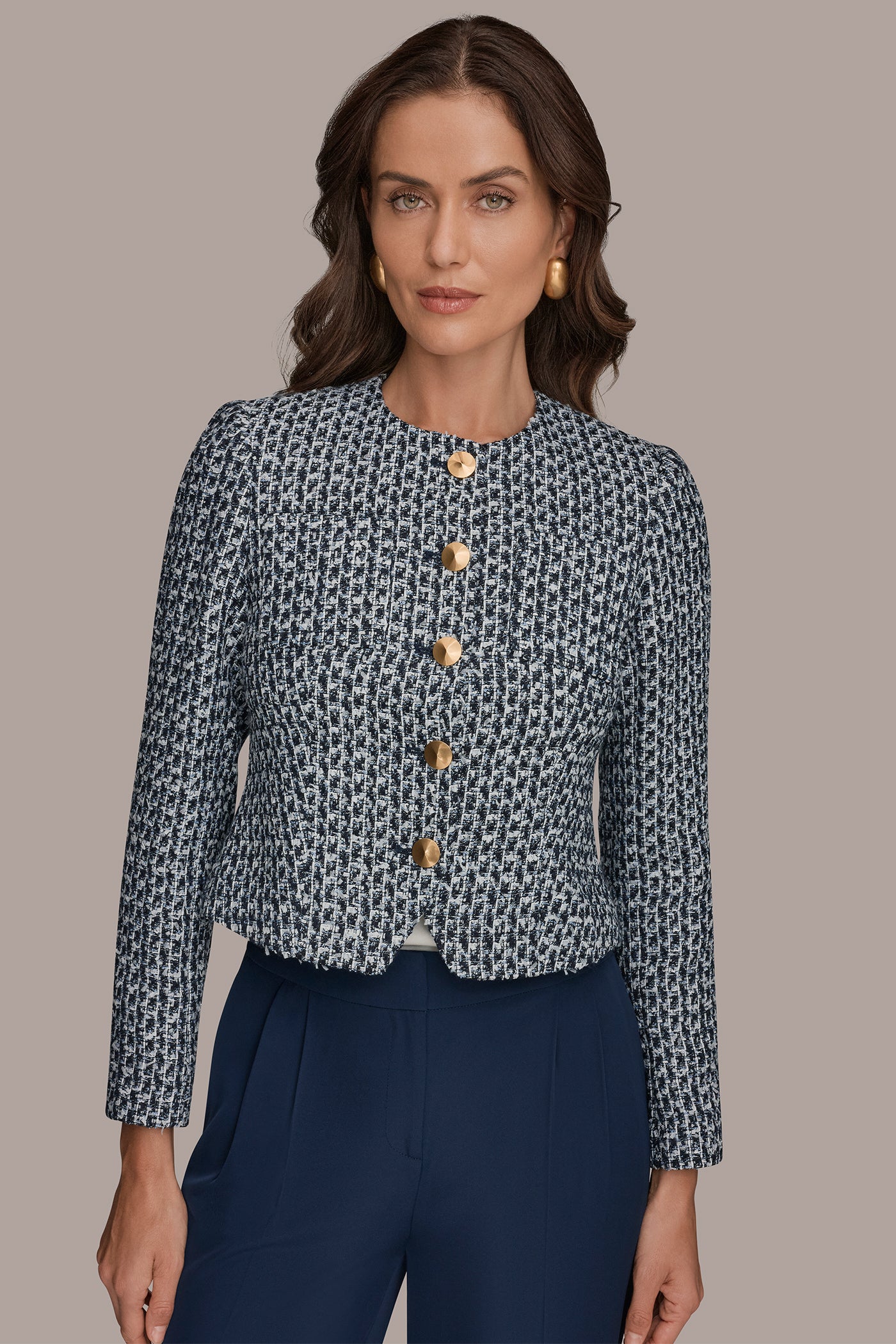 BUTTON FRONT BLAZER | View 1 | Suits and Separates