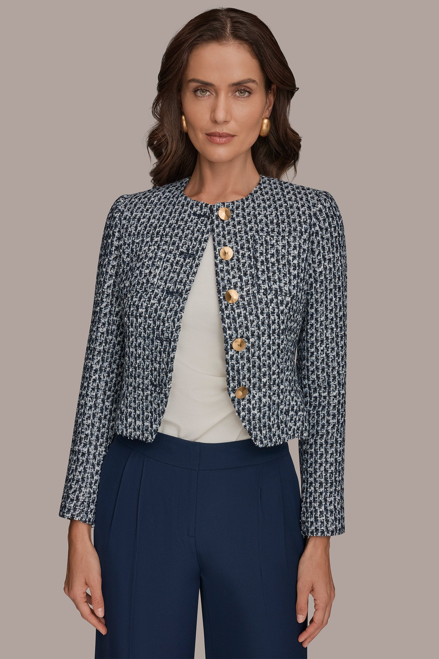 BUTTON FRONT BLAZER VIEW 6 | Suits and Separates