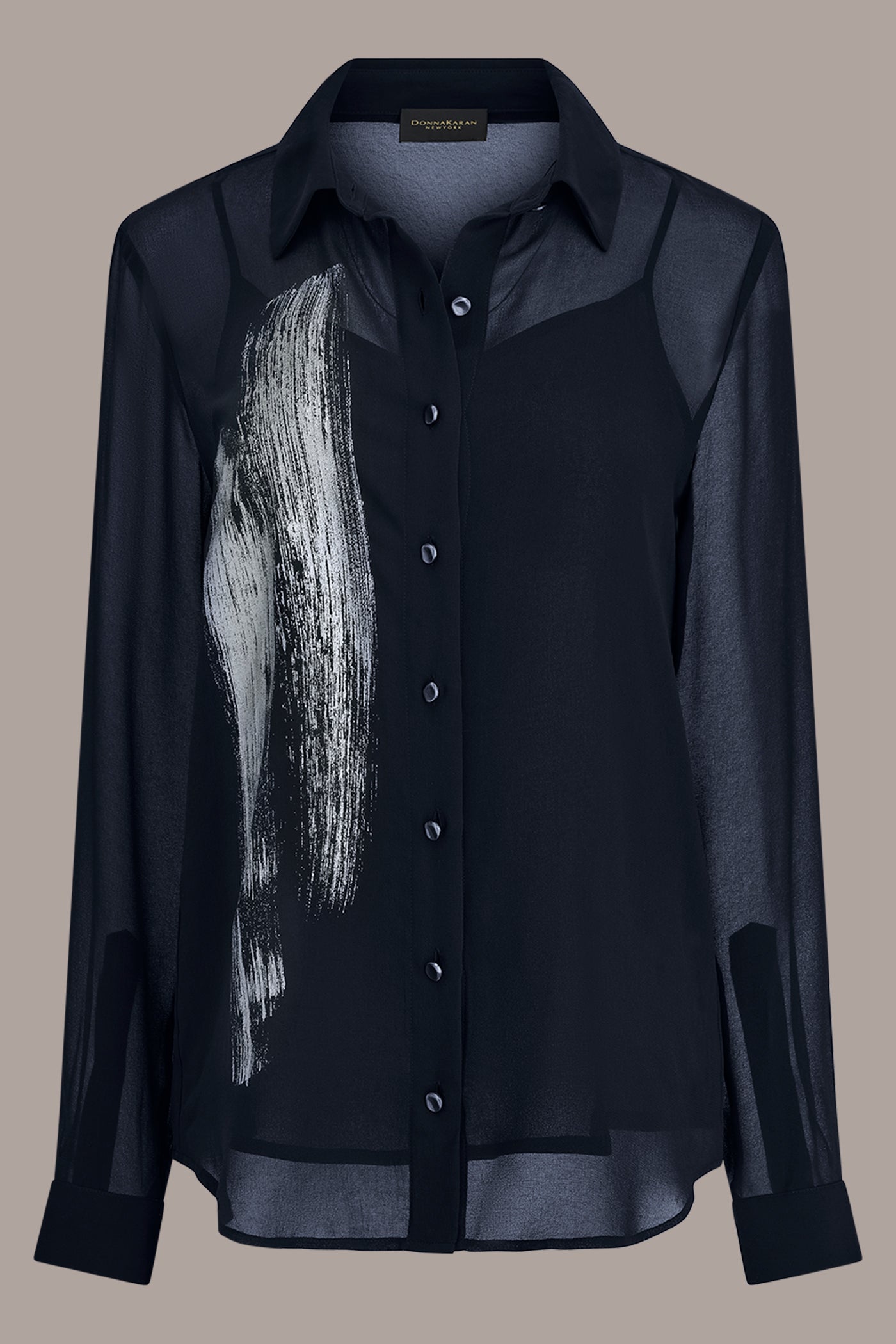 METALLIC BRUSHSTROKE BLOUSE VIEW 8 | Suits and Separates