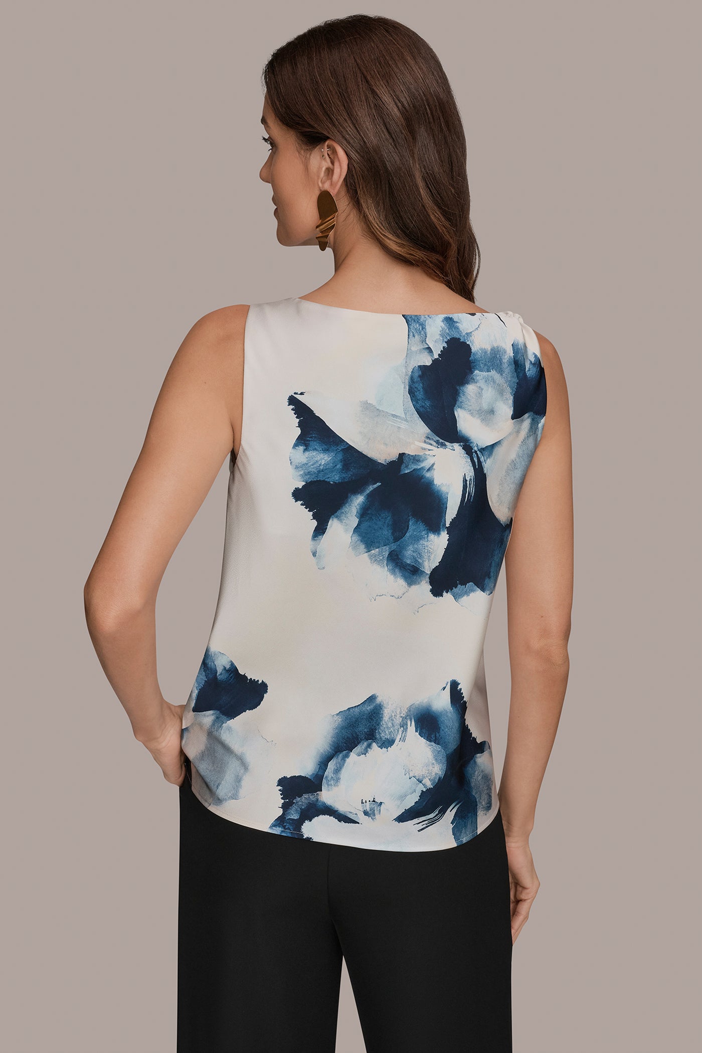 ASYMMETRIC-NECK CAMI TOP | View 2