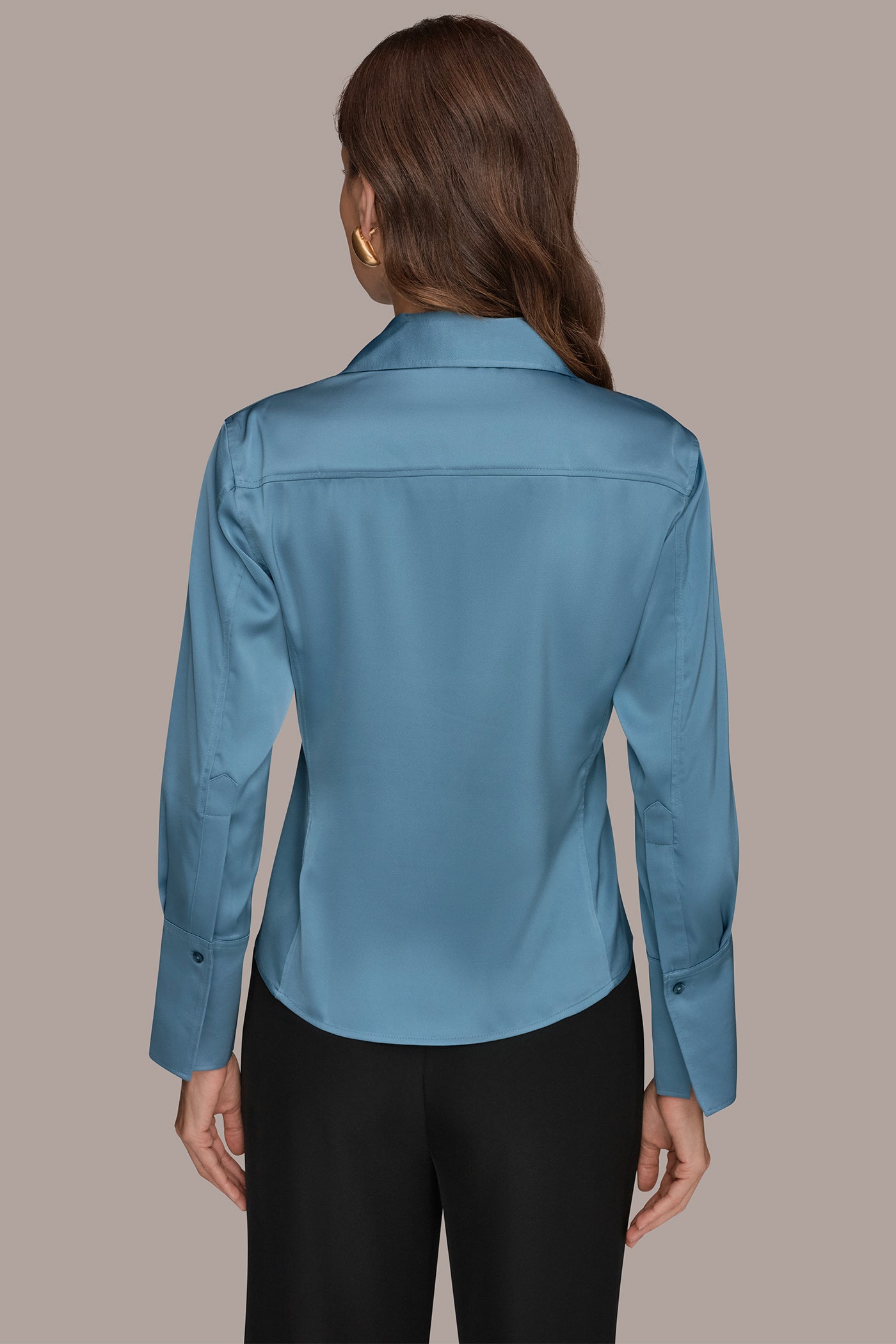 SATIN HIGH-LOW BLOUSE | View 2 | New clothing