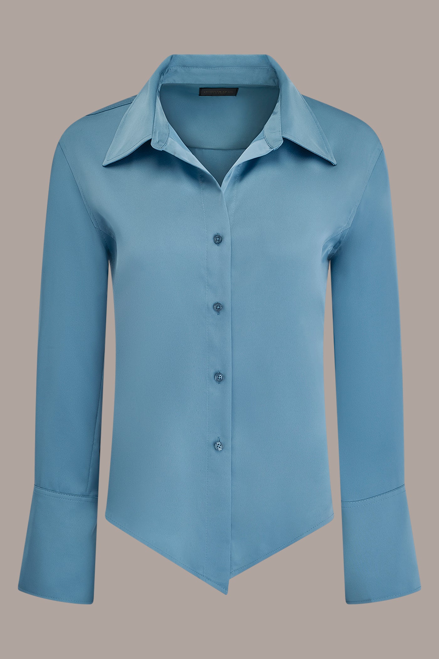 SATIN HIGH-LOW BLOUSE VIEW 7 | New clothing